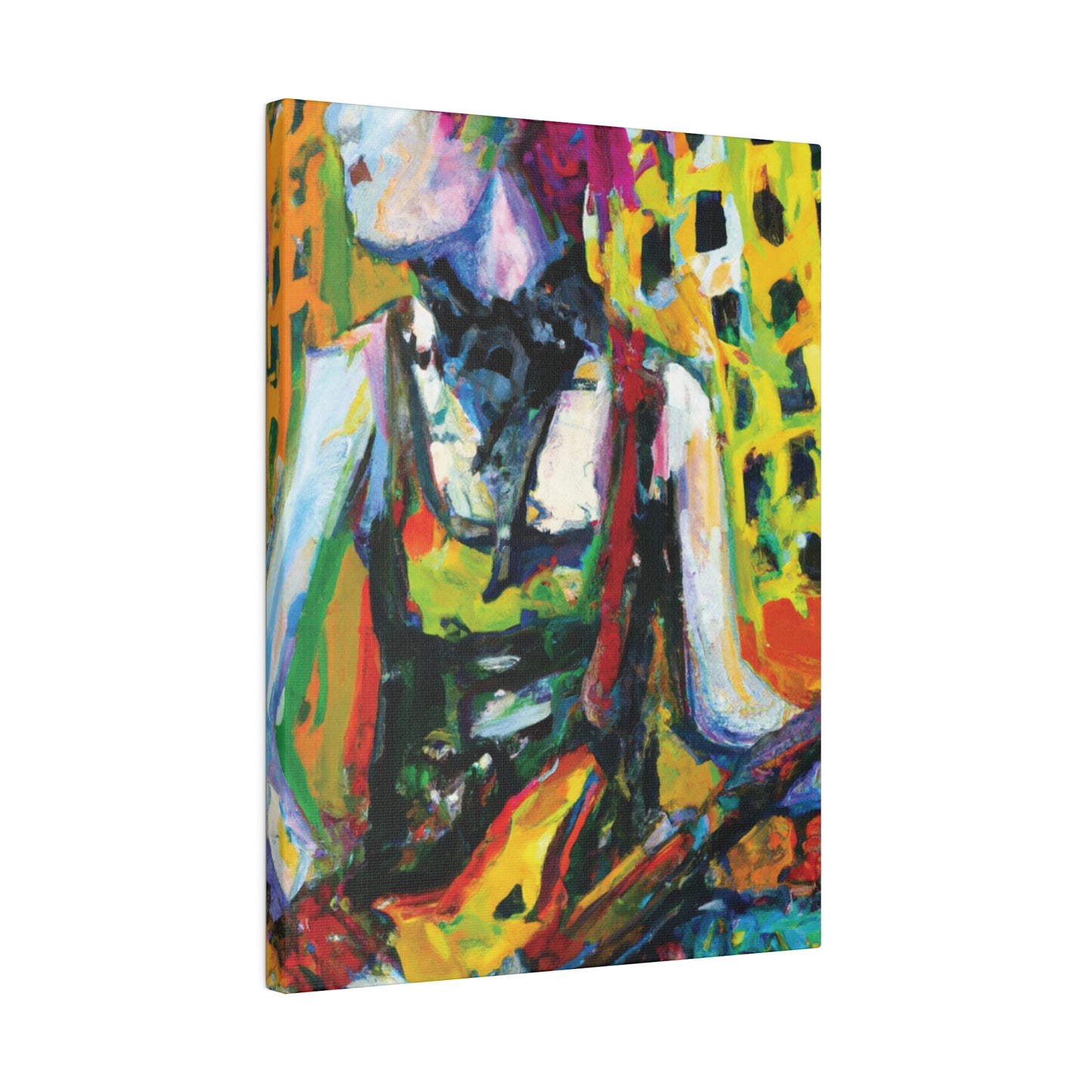 4793Z - Rockstar Oil Painting Style Print | Poster | Home Decor | Wall Art | Music Art | Canvas