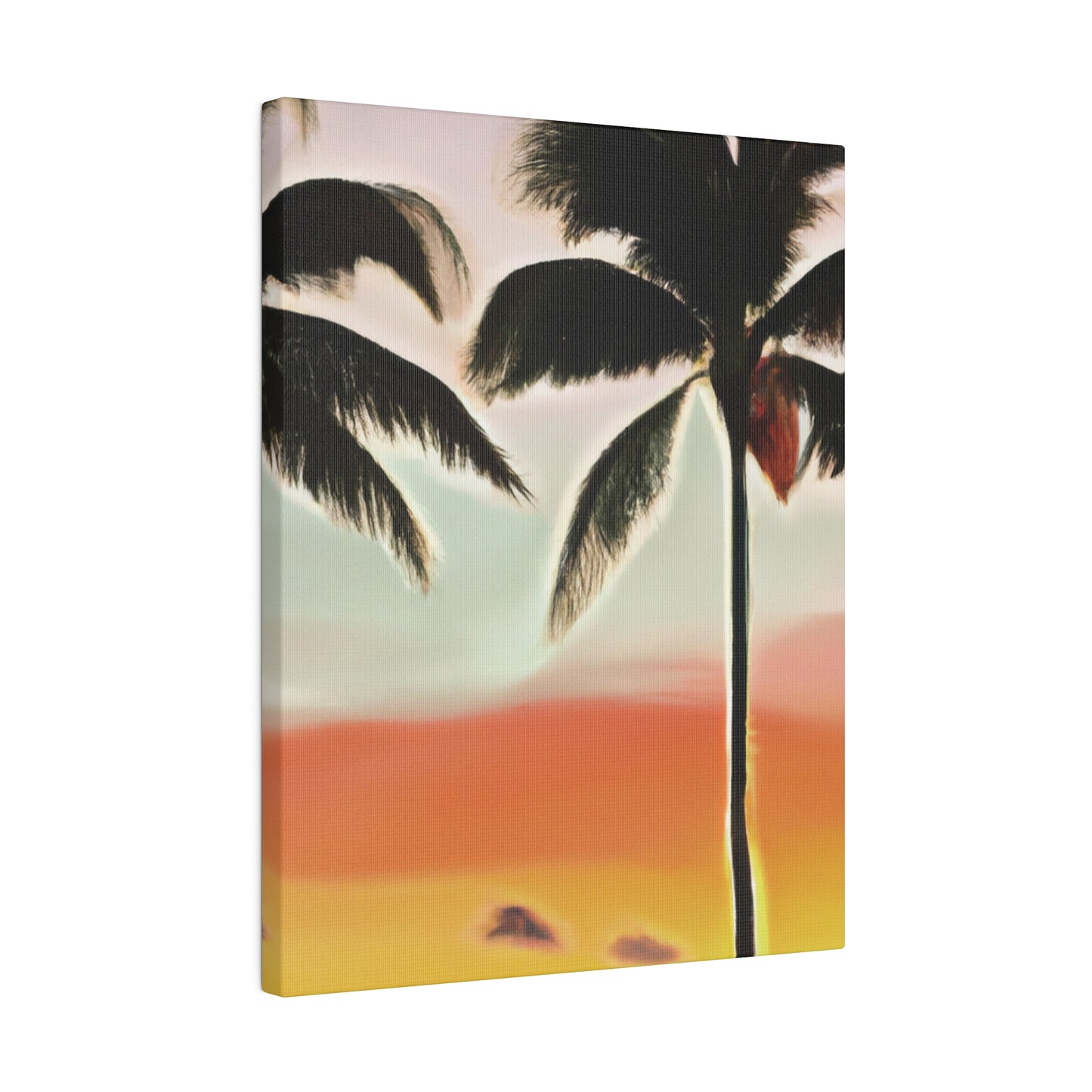 8646K - Miami Beach Sunset Painting Print | Miami | Beach | Sunset | Poster | Home Decor | Wall Art | Canvas