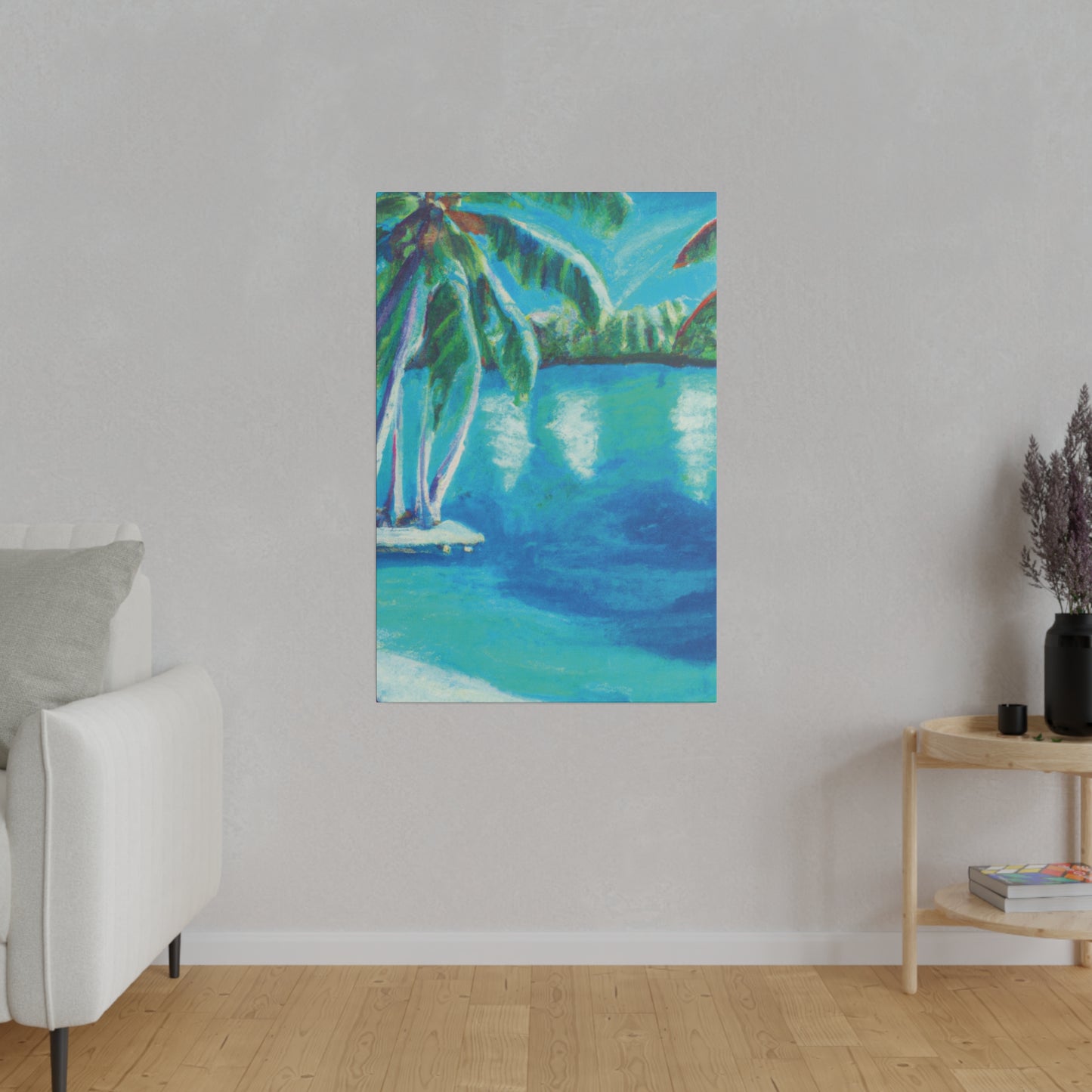 3187V - Bahamas Ocean Painting Print | Bahamas | Ocean | Beach | Poster | Home Decor | Wall Art | Canvas