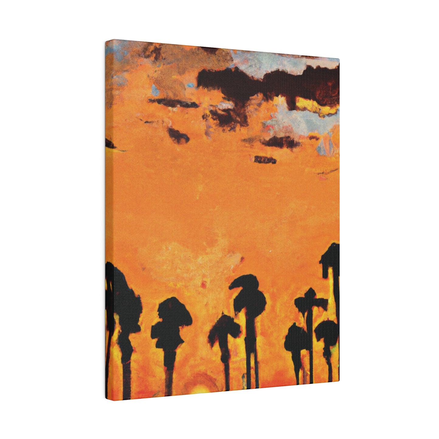 3231S - Miami Beach Sunset Painting Print | Miami | Beach | Sunset | Poster | Home Decor | Wall Art | Canvas