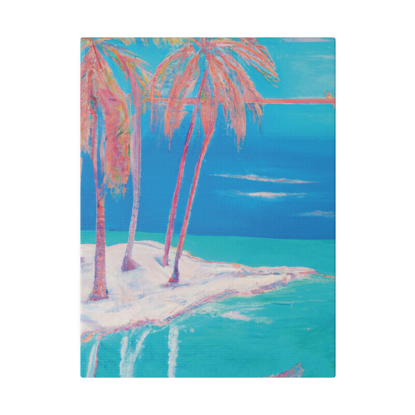 3162K - Bahamas Ocean Painting Print | Bahamas | Ocean | Beach | Poster | Home Decor | Wall Art | Canvas