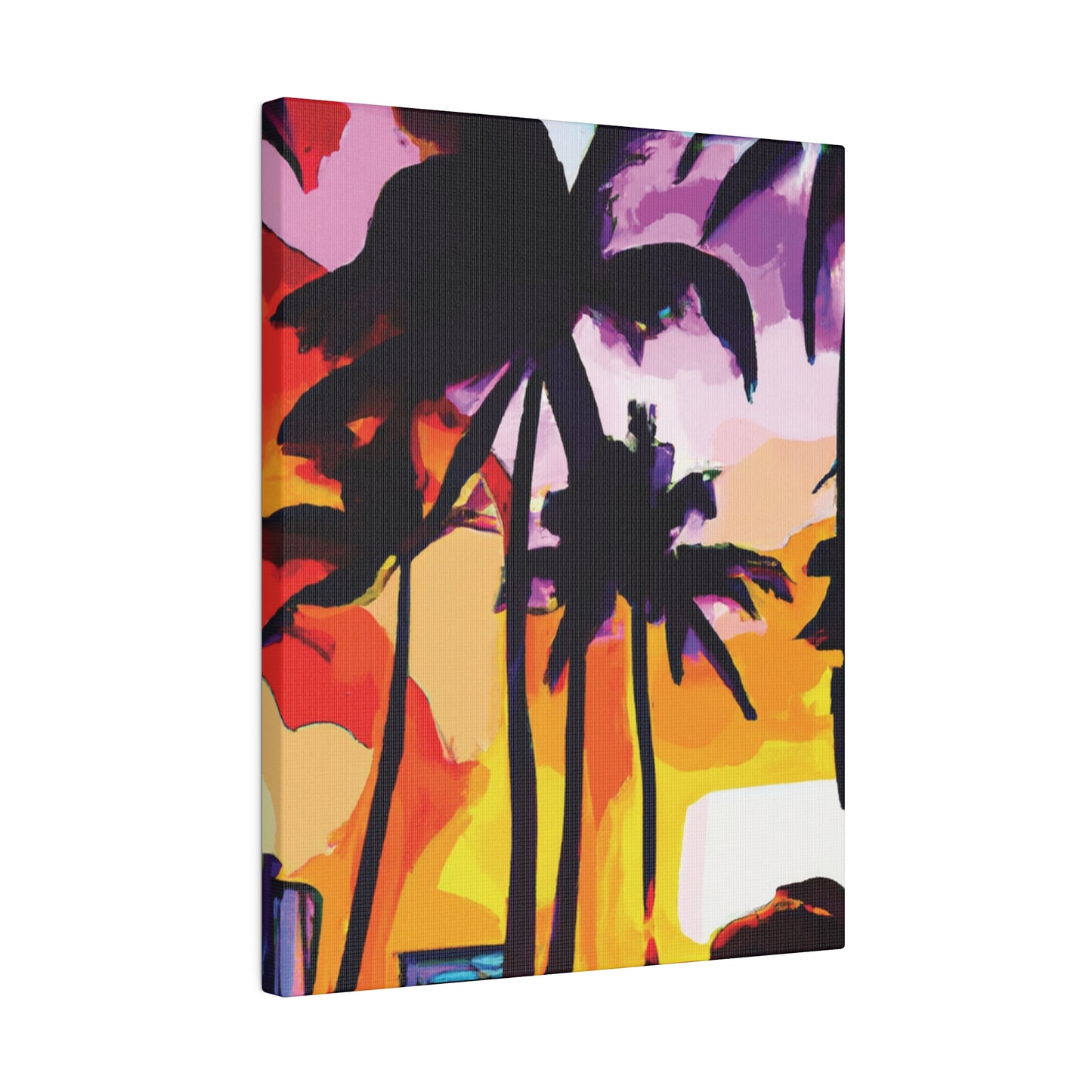 3987G - Miami Beach Sunset Painting Print | Miami | Beach | Sunset | Poster | Home Decor | Wall Art | Canvas