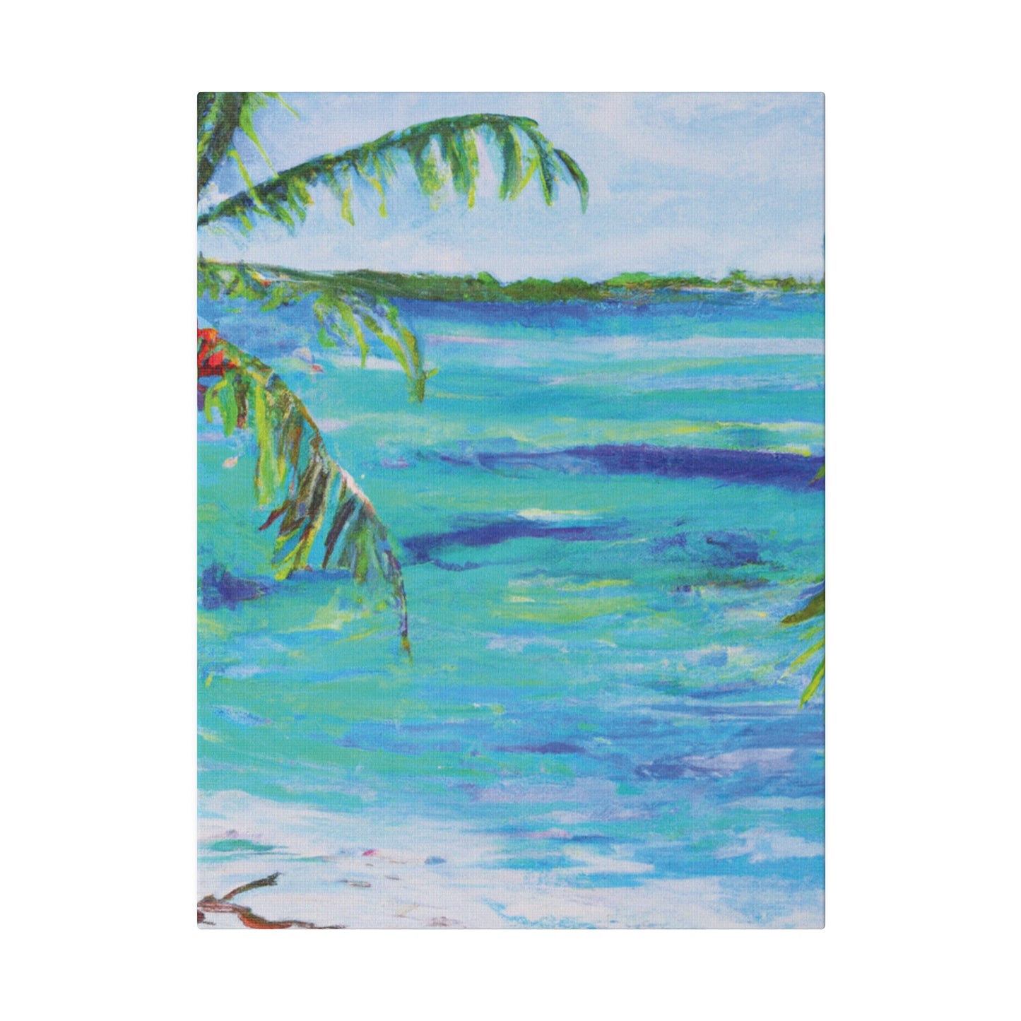 3158F - Bahamas Ocean Painting Print | Bahamas | Ocean | Beach | Poster | Home Decor | Wall Art | Canvas