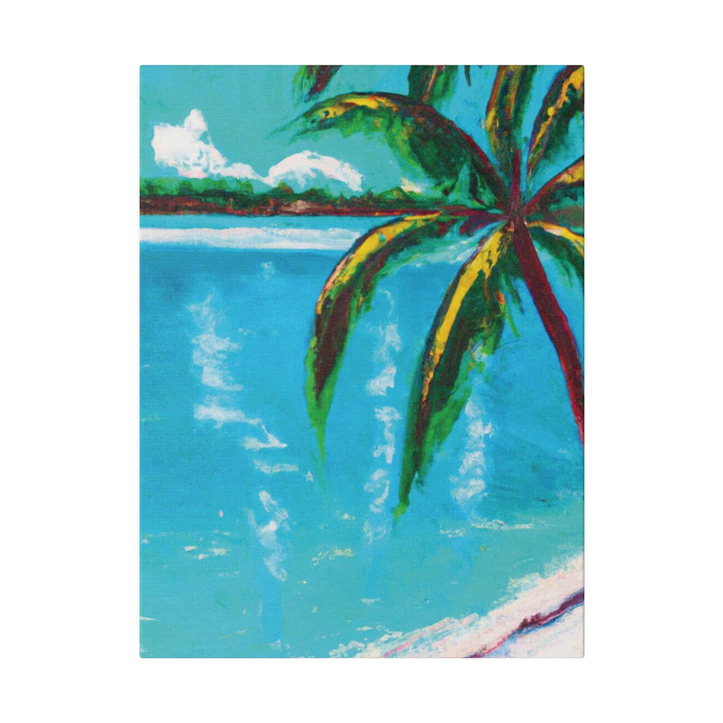 3917M - Bahamas Ocean Painting Print | Bahamas | Ocean | Beach | Poster | Home Decor | Wall Art | Canvas