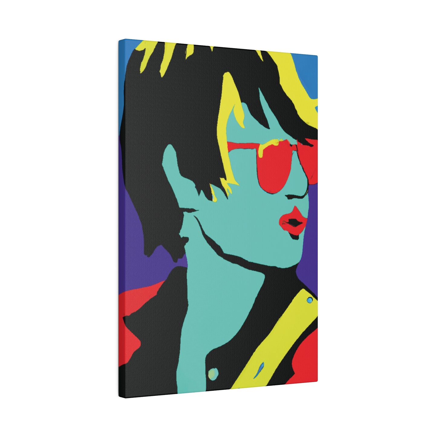 3234H - Rockstar Painting Print | Face | Abstract | Poster | Home Decor | Wall Art | Music Art | Canvas