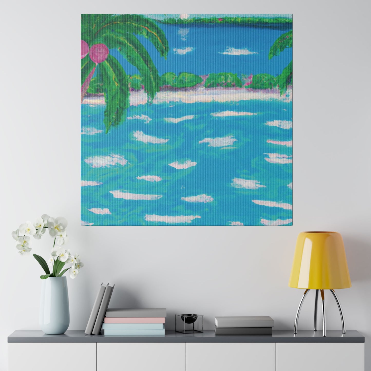 7341Z - Bahamas Ocean Painting Print | Bahamas | Ocean | Beach | Poster | Home Decor | Wall Art | Canvas