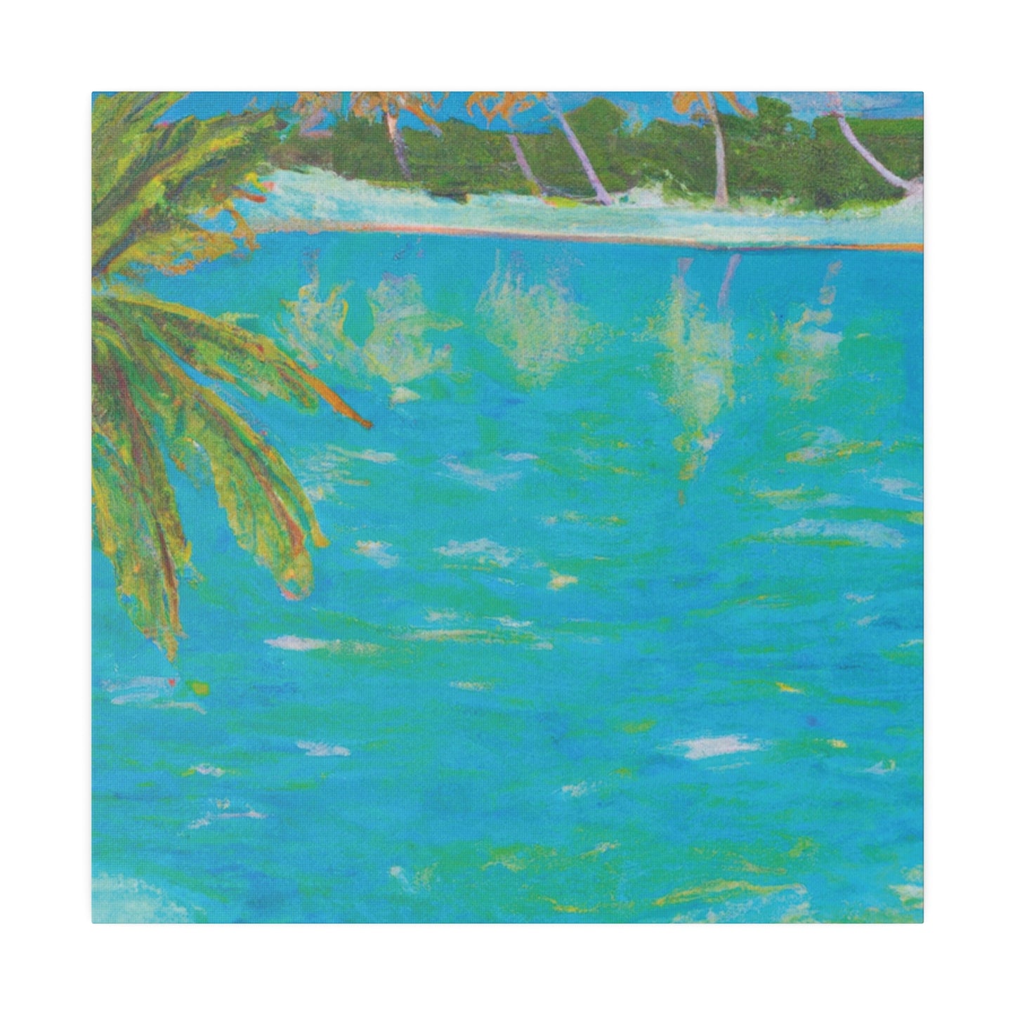 1767P - Bahamas Ocean Painting Print | Bahamas | Ocean | Beach | Poster | Home Decor | Wall Art | Canvas