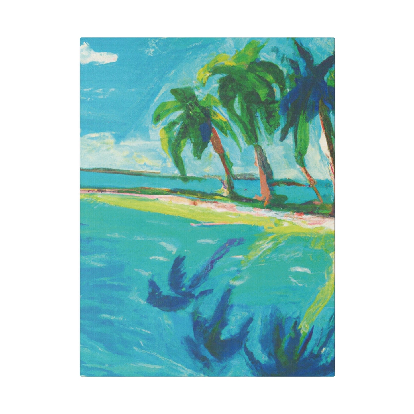 7326Z - Bahamas Ocean Painting Print | Bahamas | Ocean | Beach | Poster | Home Decor | Wall Art | Canvas