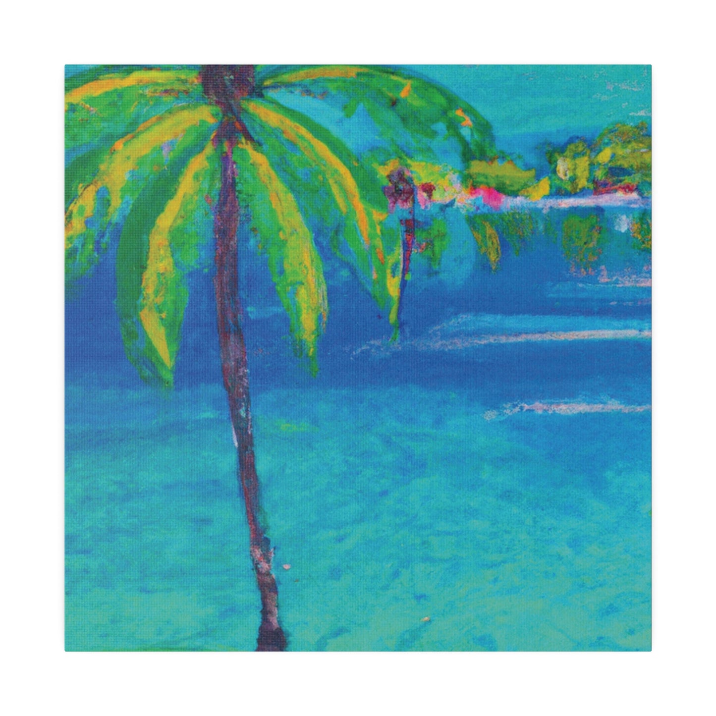 7741F - Bahamas Ocean Painting Print | Bahamas | Ocean | Beach | Poster | Home Decor | Wall Art | Canvas