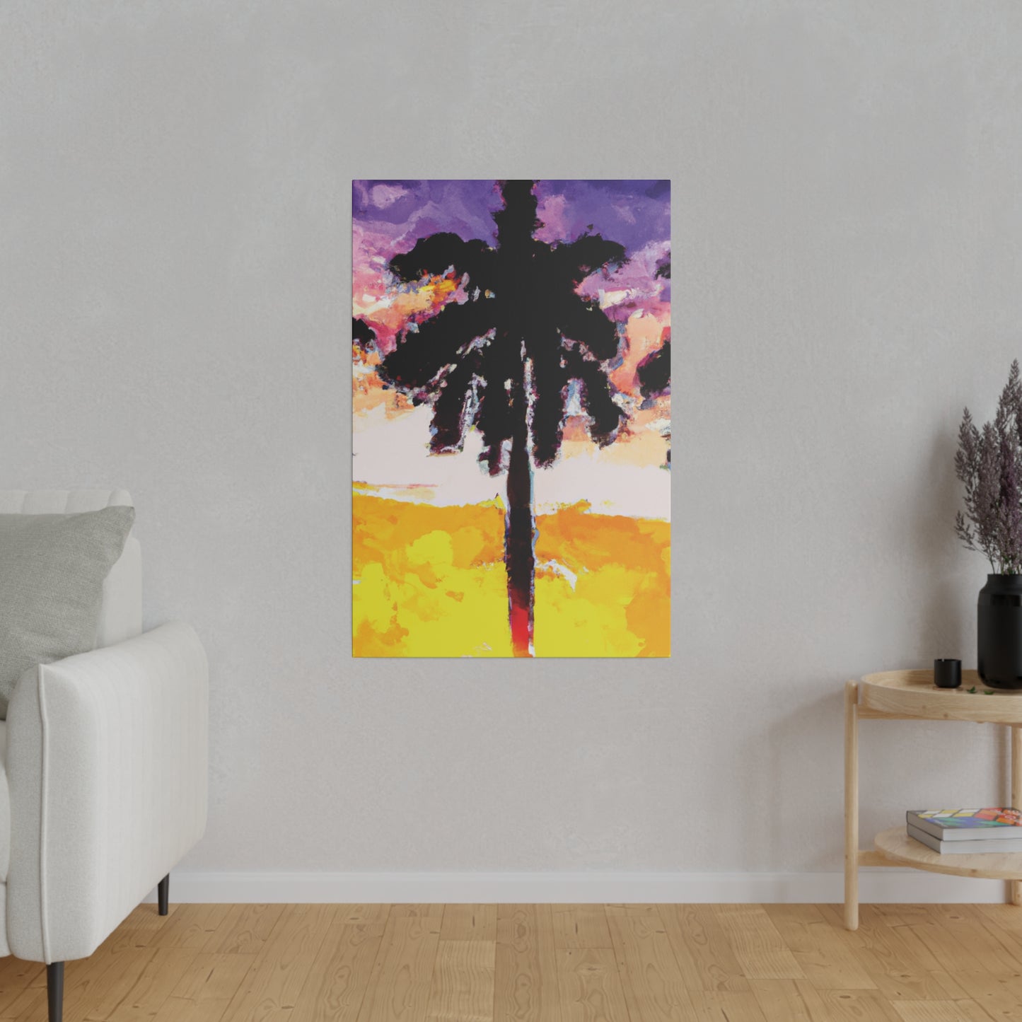 6392A - Miami Beach Sunset Painting Print | Miami | Beach | Sunset | Poster | Home Decor | Wall Art | Canvas