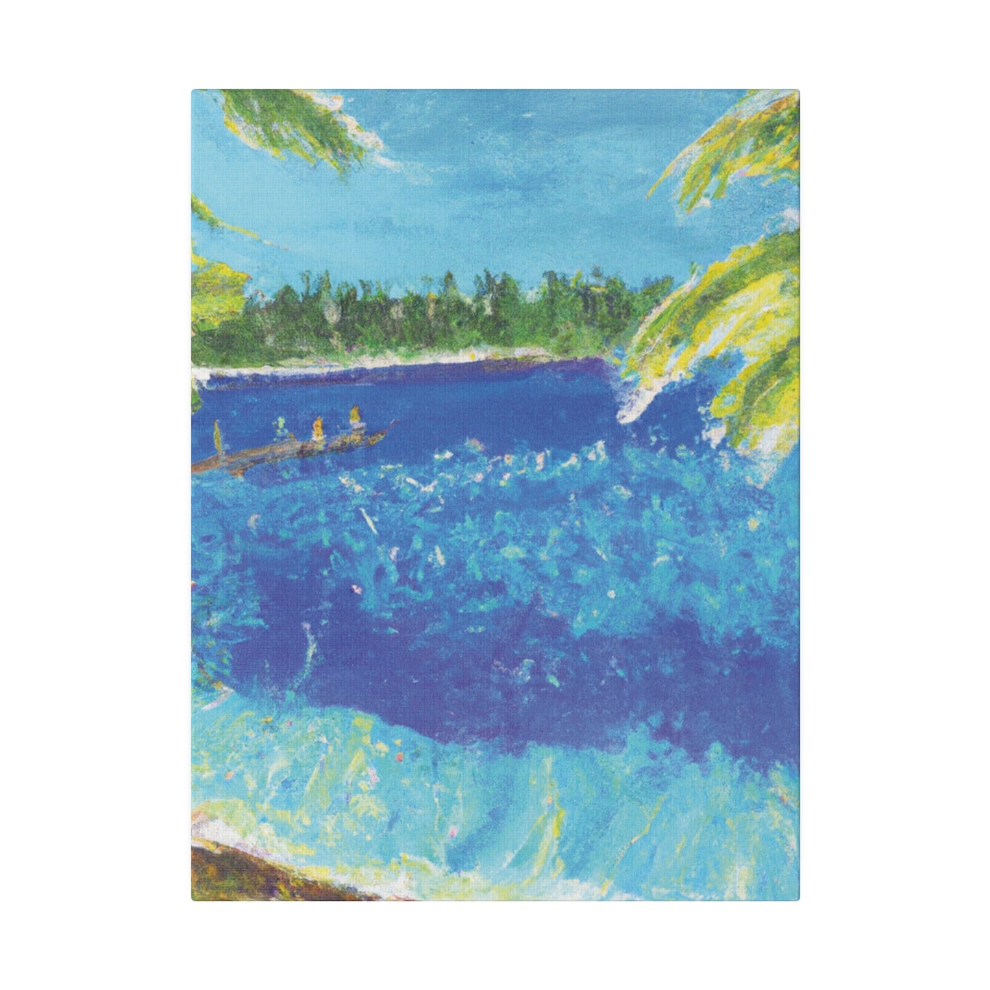 9673H - Bahamas Ocean Painting Print | Bahamas | Ocean | Beach | Poster | Home Decor | Wall Art | Canvas