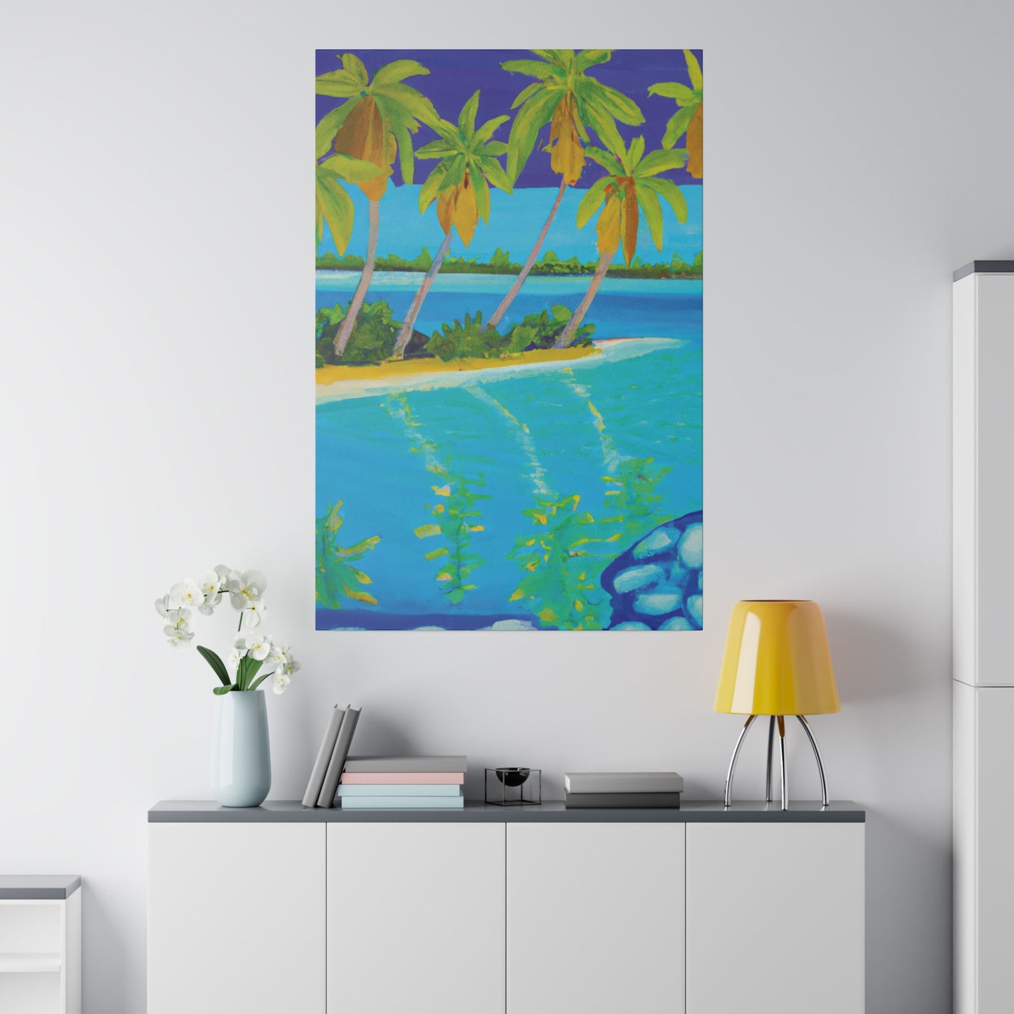 8347B - Bahamas Ocean Painting Print | Bahamas | Ocean | Beach | Poster | Home Decor | Wall Art | Canvas