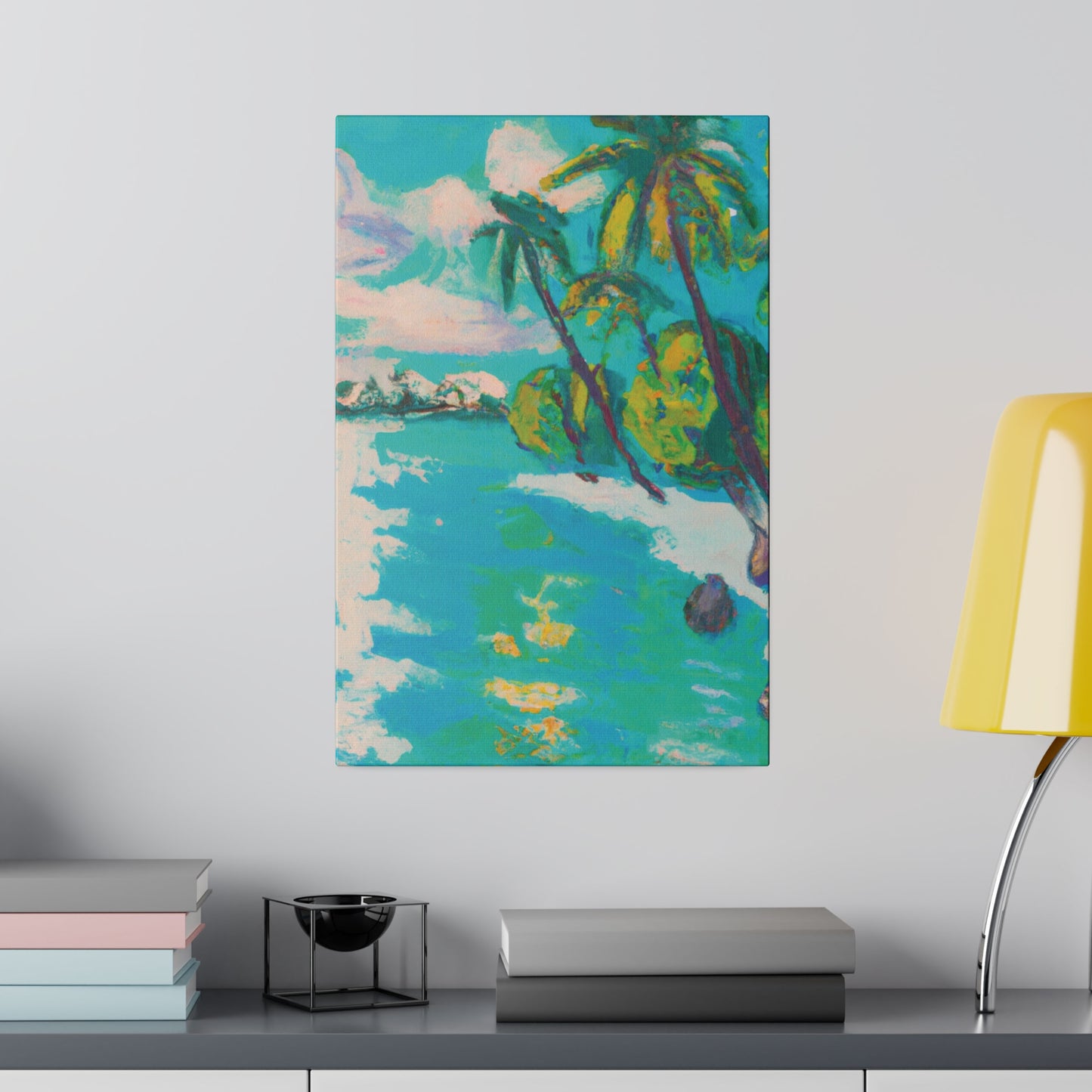 1787U - Bahamas Ocean Painting Print | Bahamas | Ocean | Beach | Poster | Home Decor | Wall Art | Canvas