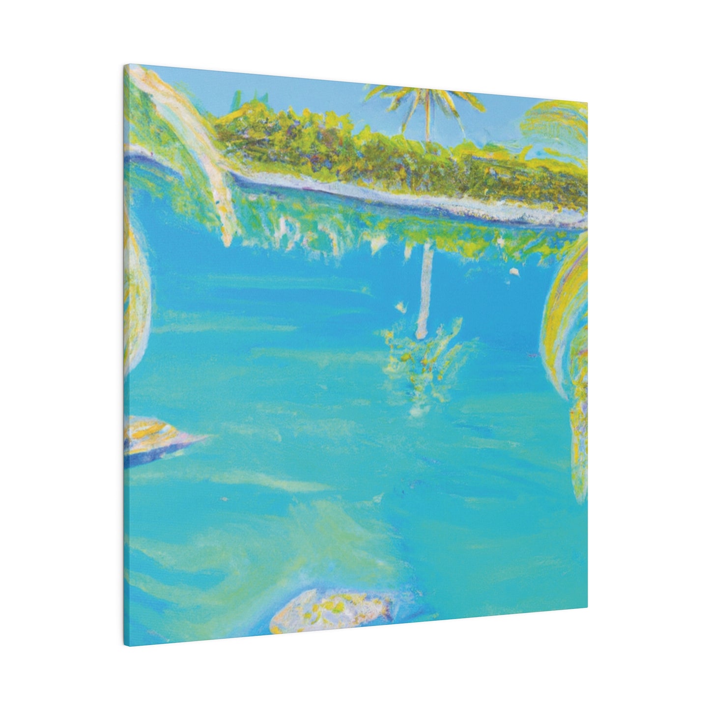 9546V - Bahamas Ocean Painting Print | Bahamas | Ocean | Beach | Poster | Home Decor | Wall Art | Canvas