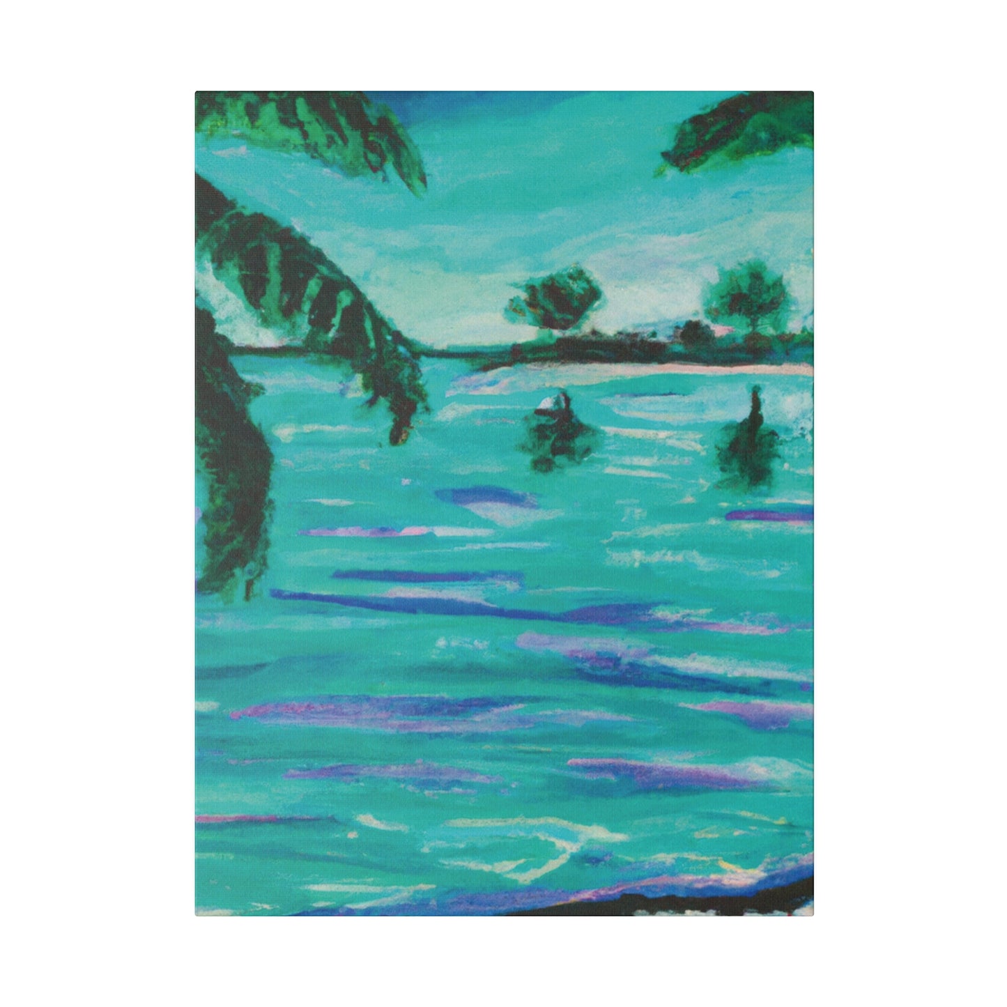 4157C - Bahamas Ocean Painting Print | Bahamas | Ocean | Beach | Poster | Home Decor | Wall Art | Canvas