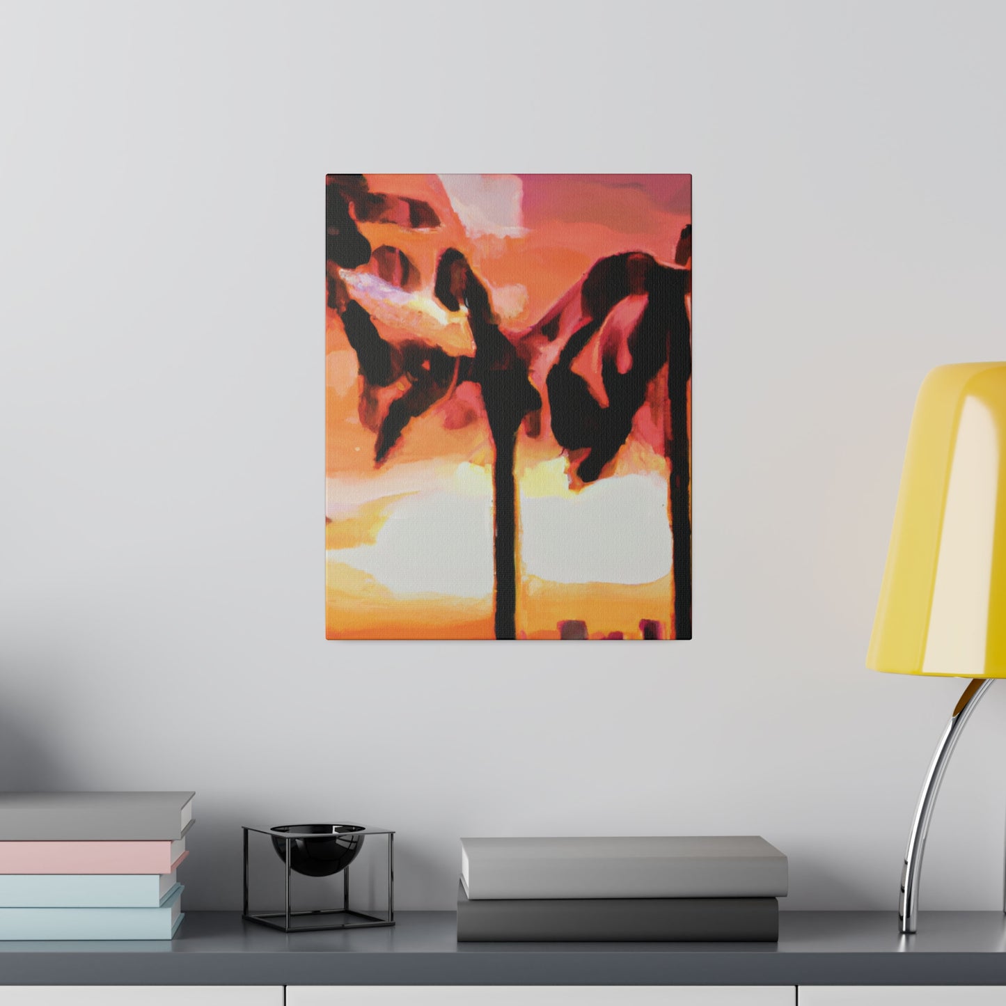 6372O - Miami Beach Sunset Painting Print | Miami | Beach | Sunset | Poster | Home Decor | Wall Art | Canvas