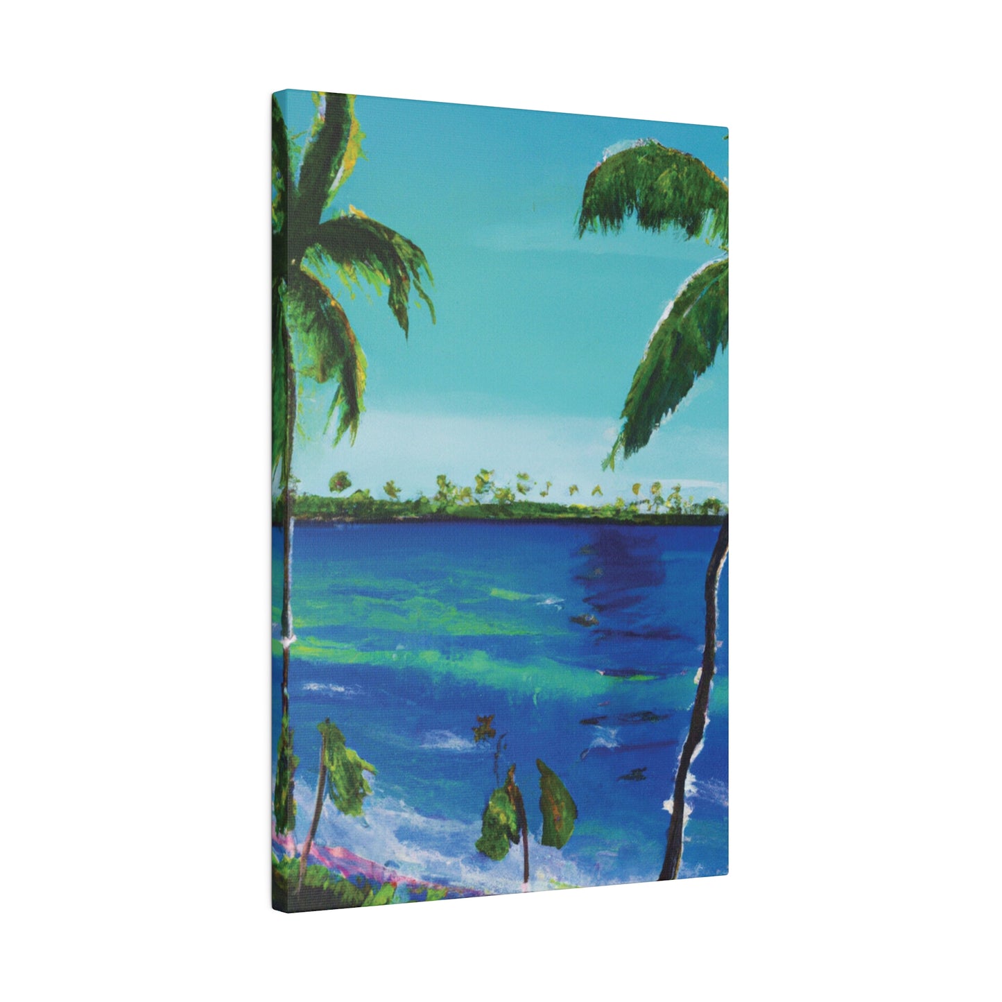 5491V - Bahamas Ocean Painting Print | Bahamas | Ocean | Beach | Poster | Home Decor | Wall Art | Canvas