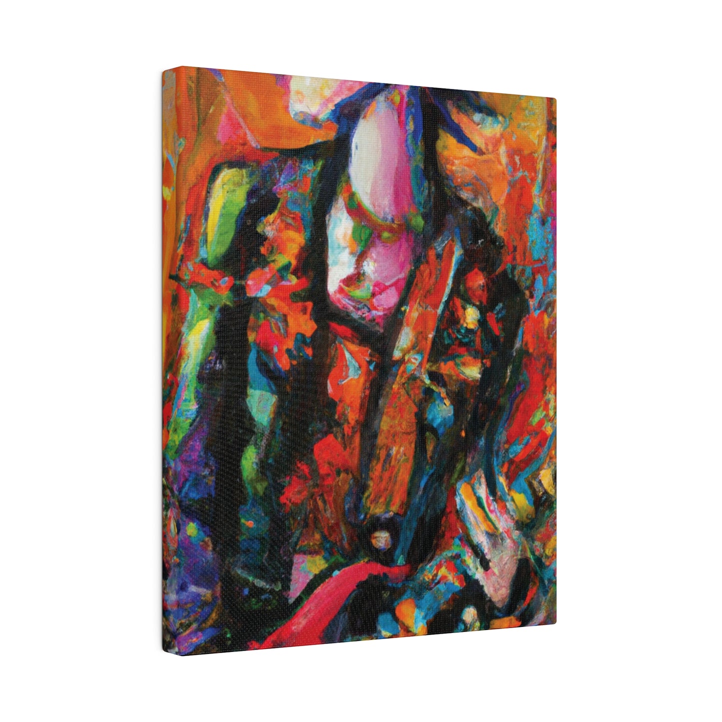 8245G - Rockstar Oil Painting Style Print | Poster | Home Decor | Wall Art | Music Art | Canvas