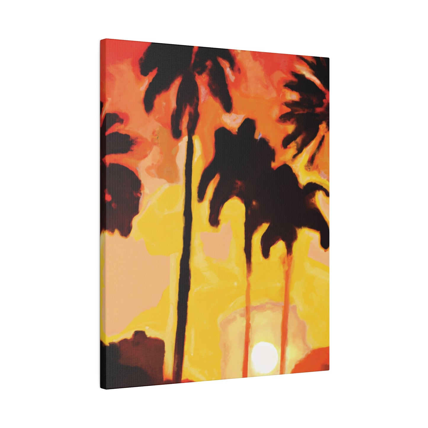 3259B - Miami Beach Sunset Painting Print | Miami | Beach | Sunset | Poster | Home Decor | Wall Art | Canvas