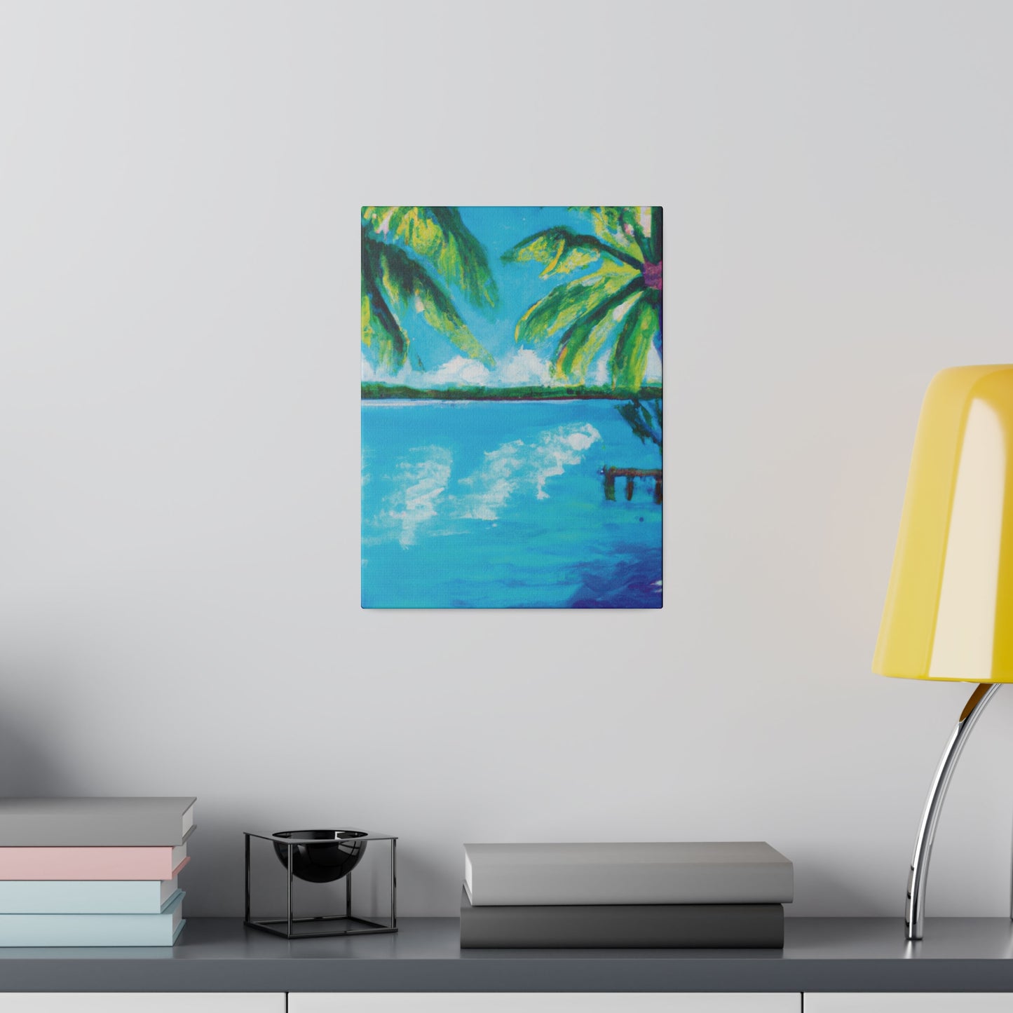 7583G - Bahamas Ocean Painting Print | Bahamas | Ocean | Beach | Poster | Home Decor | Wall Art | Canvas