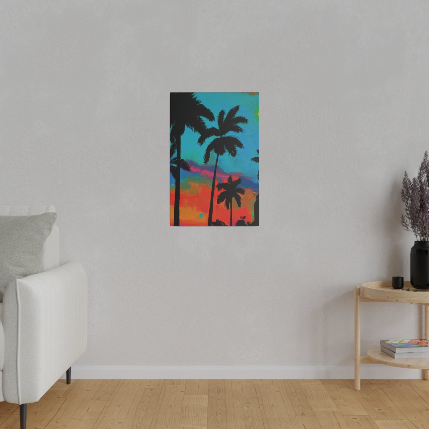 2838A - Miami Beach Sunset Painting Print | Miami | Beach | Sunset | Poster | Home Decor | Wall Art | Canvas