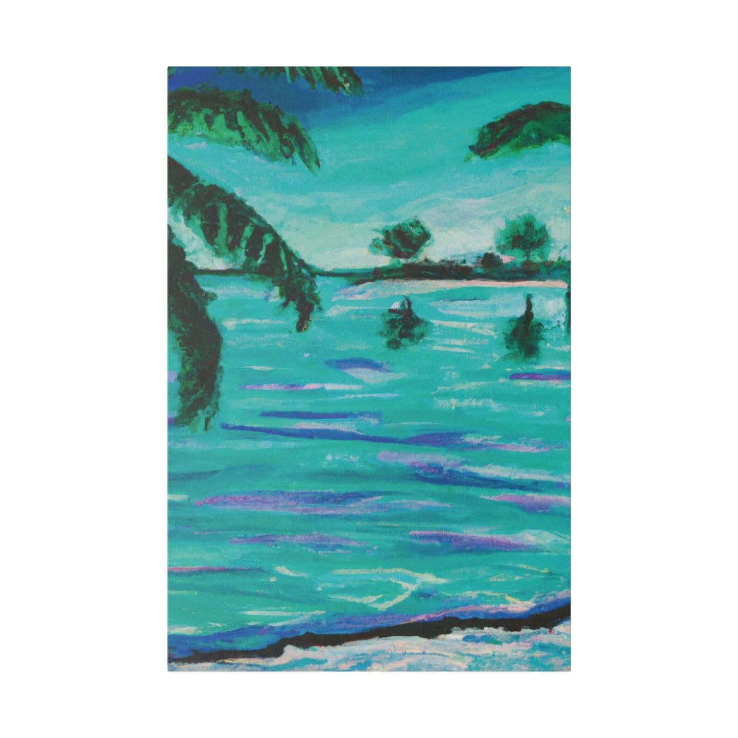 4157C - Bahamas Ocean Painting Print | Bahamas | Ocean | Beach | Poster | Home Decor | Wall Art | Canvas