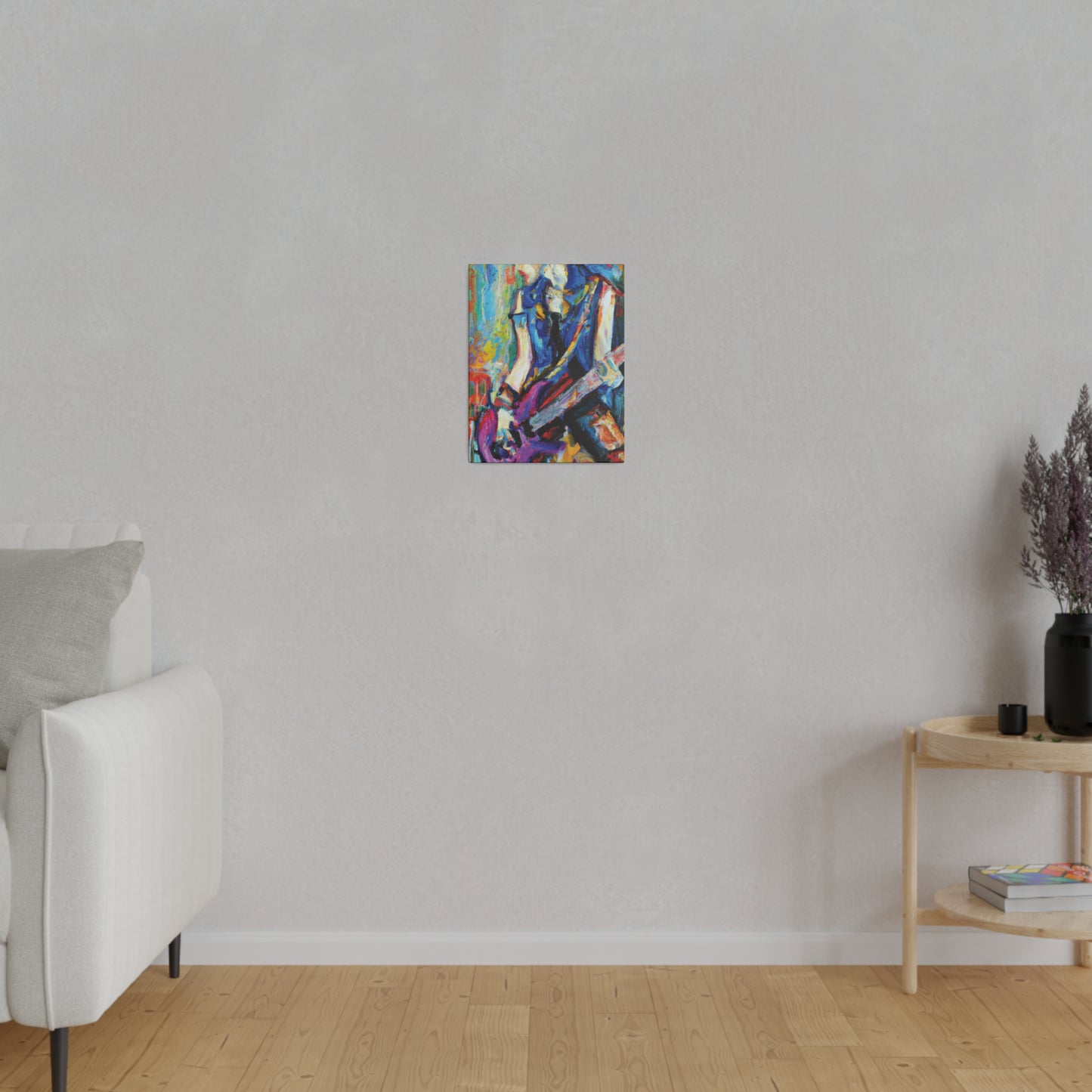 3886Z - Rockstar Oil Painting Style Print | Poster | Home Decor | Wall Art | Music Art | Canvas