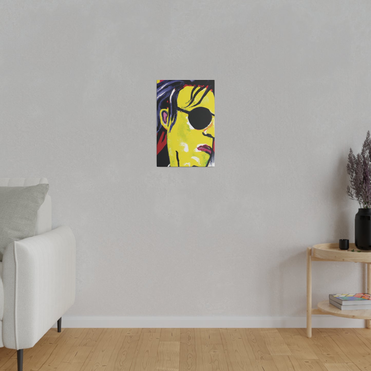 6607V - Rockstar Painting Print | Face | Abstract | Poster | Home Decor | Wall Art | Music Art | Canvas