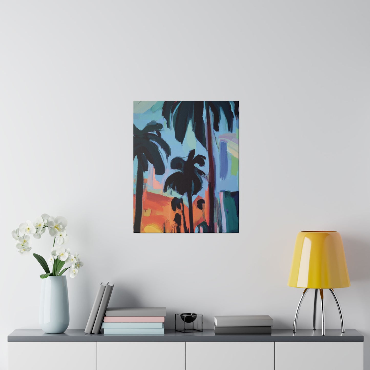 3524Z - Miami Beach Sunset Painting Print | Miami | Beach | Sunset | Poster | Home Decor | Wall Art | Canvas