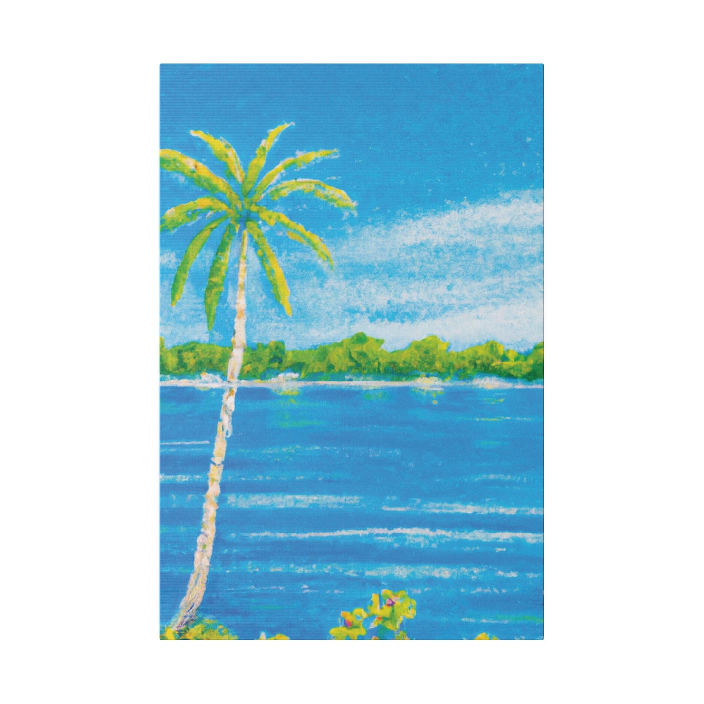 9803Q - Bahamas Ocean Painting Print | Bahamas | Ocean | Beach | Poster | Home Decor | Wall Art | Canvas