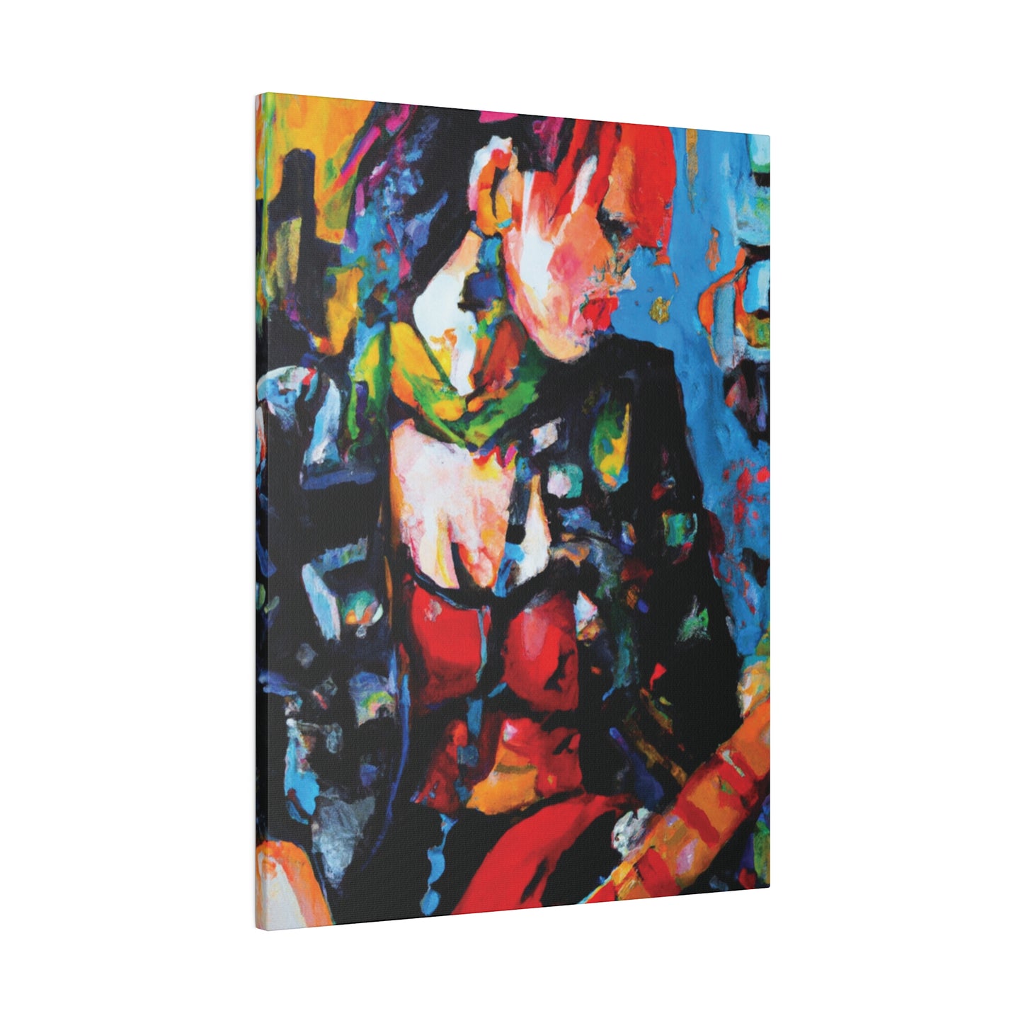 9602B - Rockstar Oil Painting Style Print | Poster | Home Decor | Wall Art | Music Art | Canvas