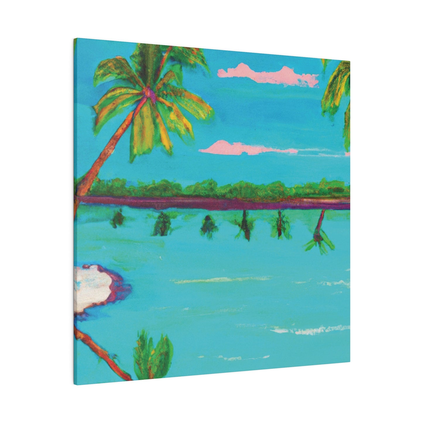 3739G - Bahamas Ocean Painting Print | Bahamas | Ocean | Beach | Poster | Home Decor | Wall Art | Canvas