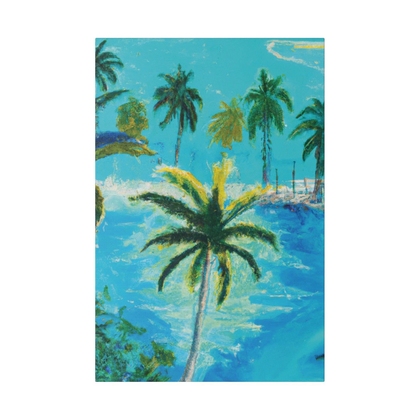 9794R - Bahamas Ocean Painting Print | Bahamas | Ocean | Beach | Poster | Home Decor | Wall Art | Canvas