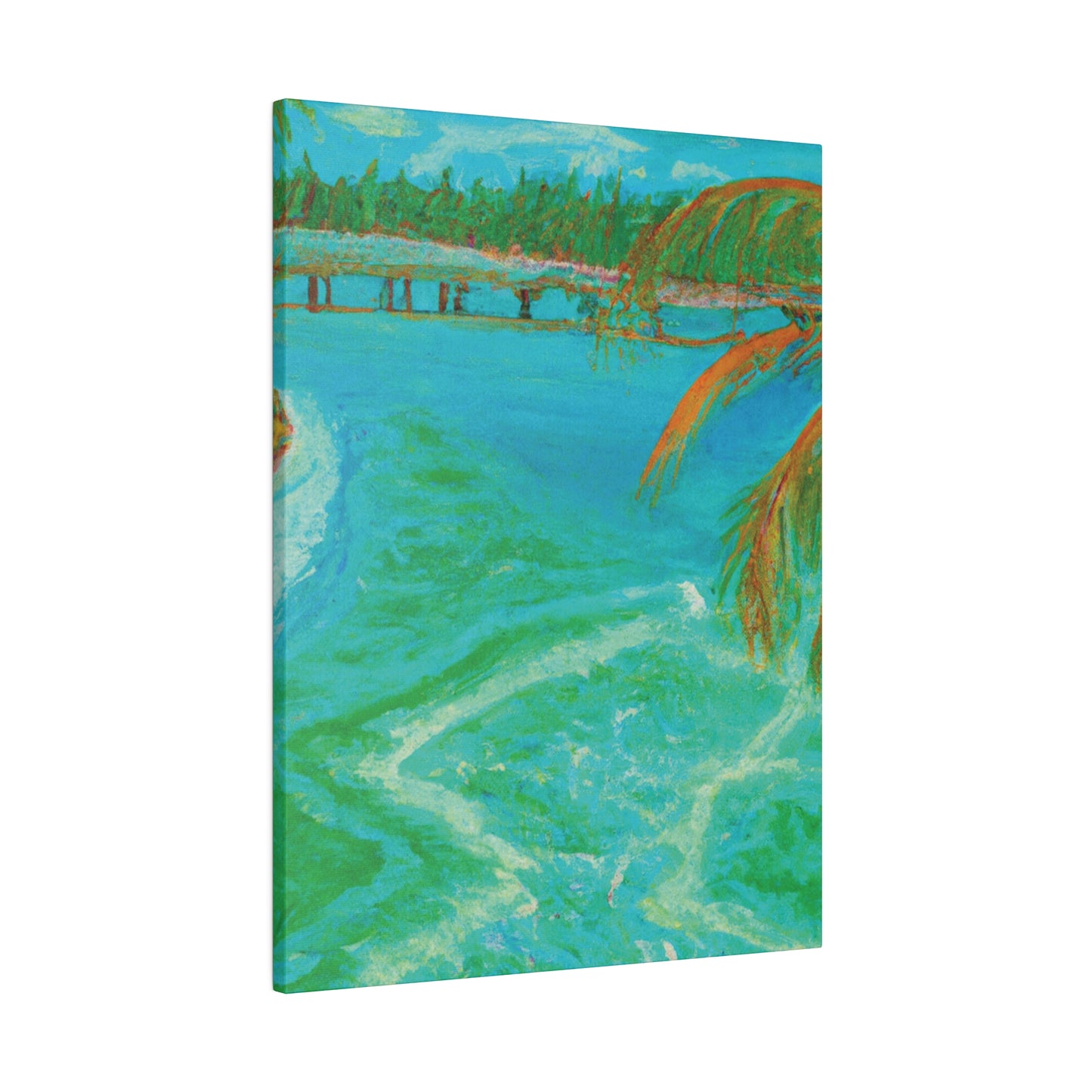 8864B - Bahamas Ocean Painting Print | Bahamas | Ocean | Beach | Poster | Home Decor | Wall Art | Canvas