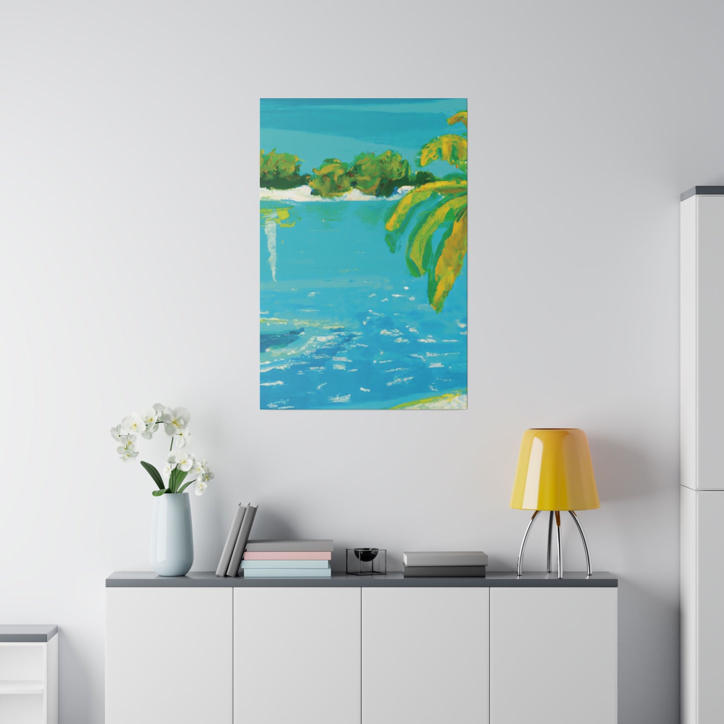 2261V - Bahamas Ocean Painting Print | Bahamas | Ocean | Beach | Poster | Home Decor | Wall Art | Canvas