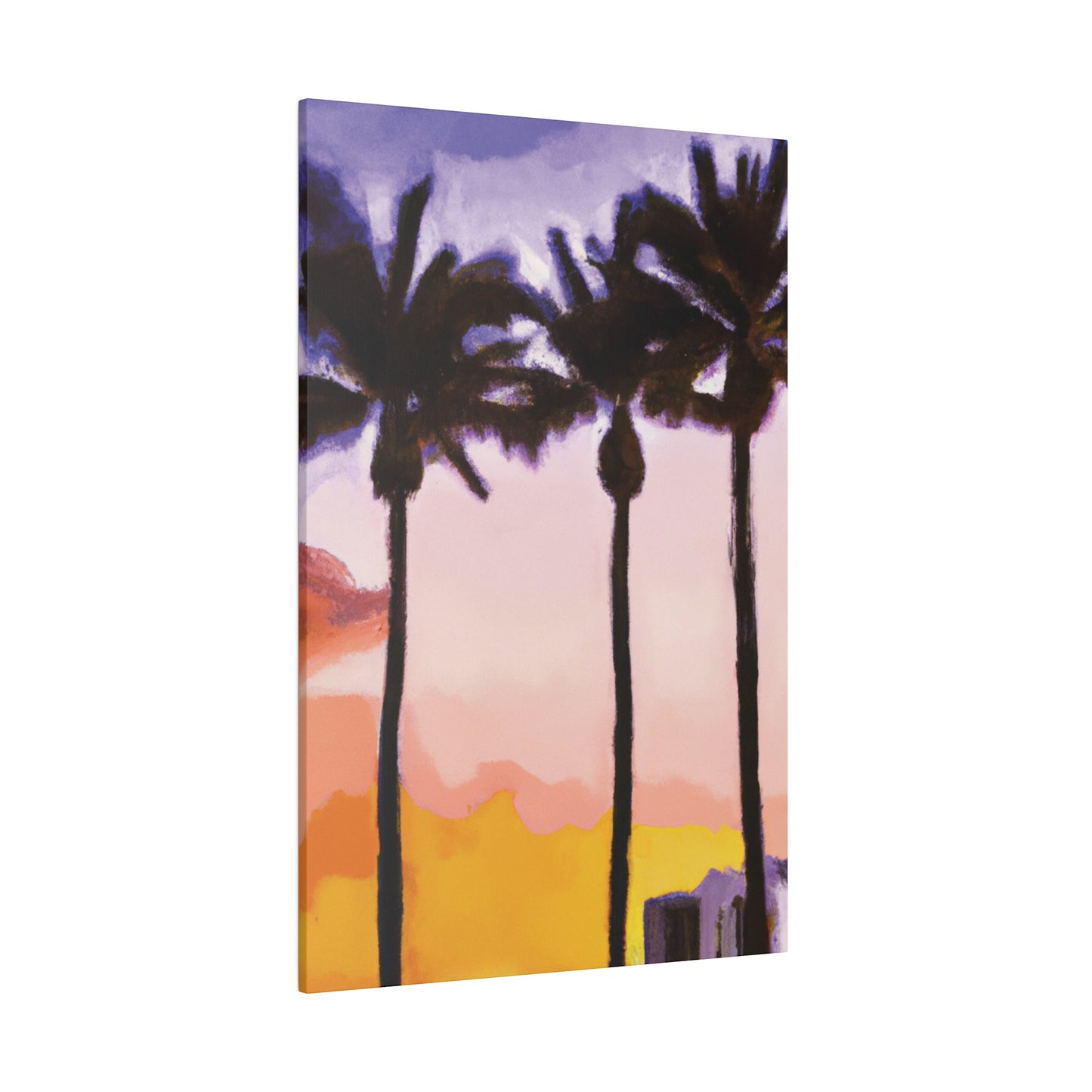 9366G - Miami Beach Sunset Painting Print | Miami | Beach | Sunset | Poster | Home Decor | Wall Art | Canvas