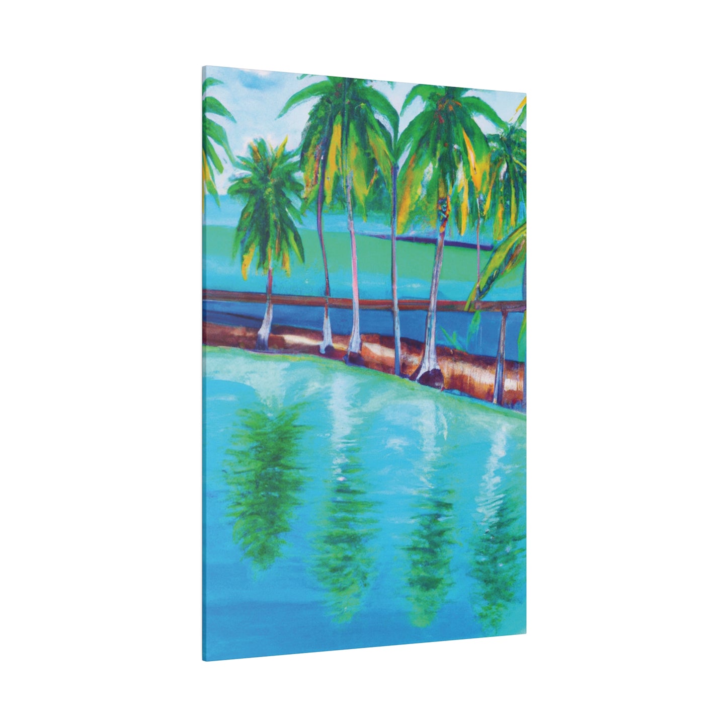 9214C - Bahamas Ocean Painting Print | Bahamas | Ocean | Beach | Poster | Home Decor | Wall Art | Canvas