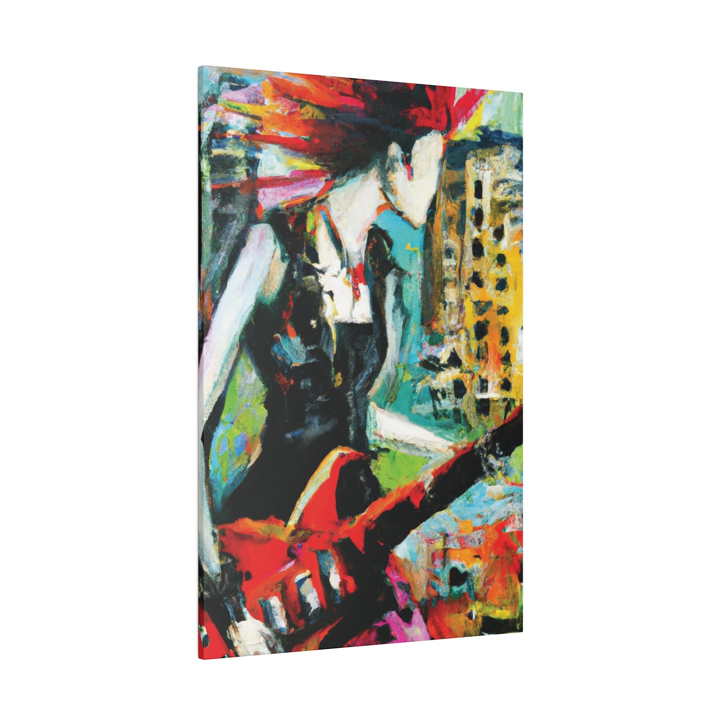 3226O - Rockstar Oil Painting Style Print | Poster | Home Decor | Wall Art | Music Art | Canvas