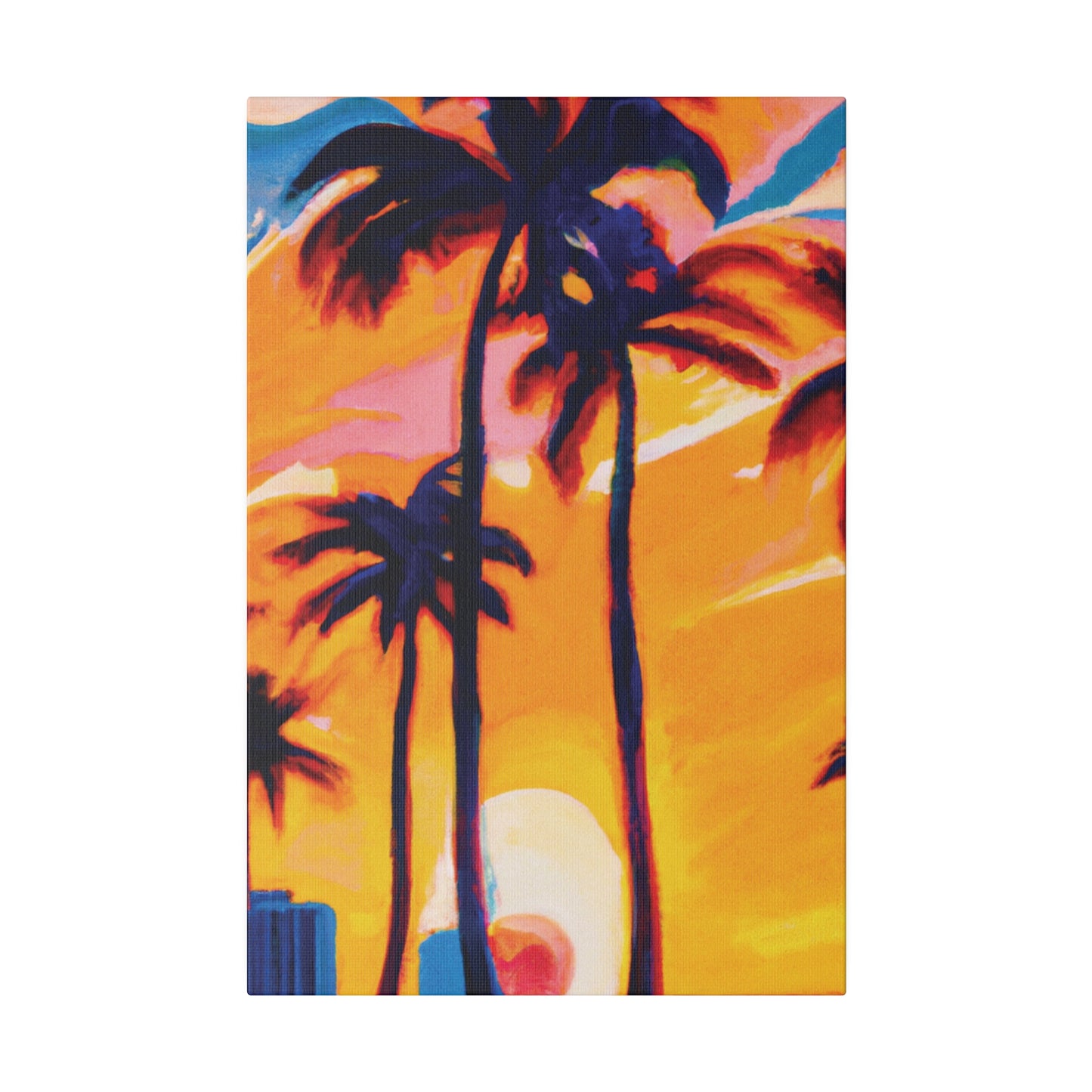 2067G - Miami Beach Sunset Painting Print | Miami | Beach | Sunset | Poster | Home Decor | Wall Art | Canvas