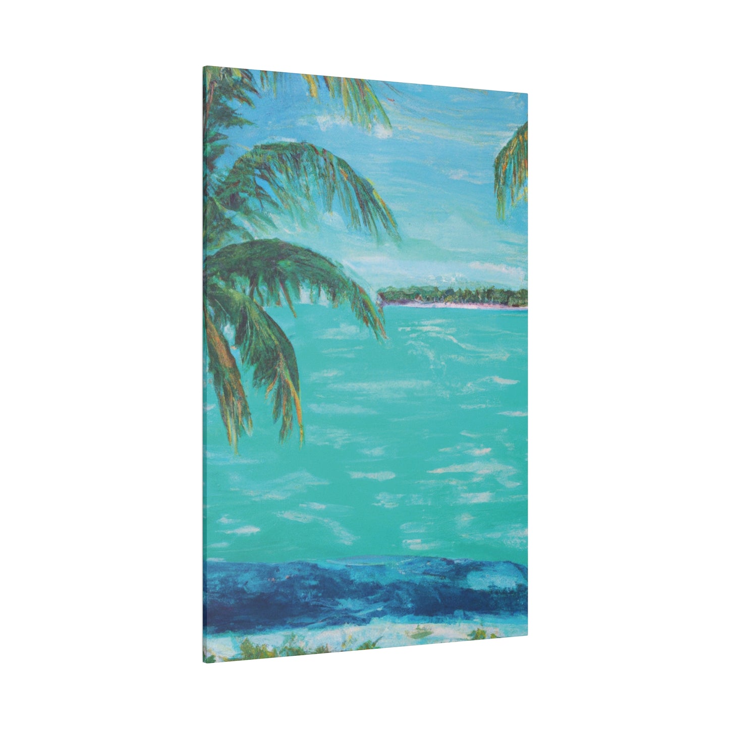 362P - Bahamas Ocean Painting Print | Bahamas | Ocean | Beach | Poster | Home Decor | Wall Art | Canvas