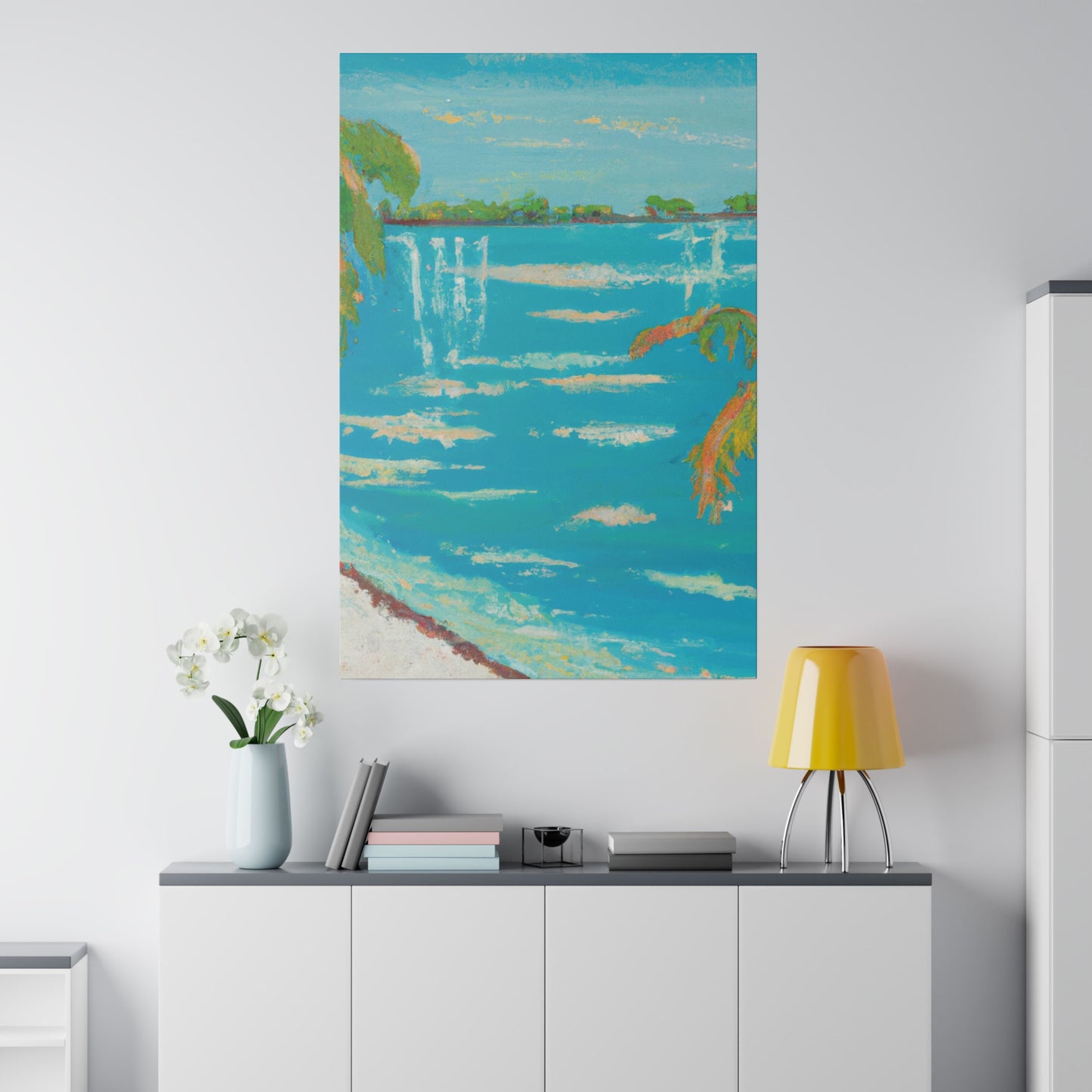 6820F - Bahamas Ocean Painting Print | Bahamas | Ocean | Beach | Poster | Home Decor | Wall Art | Canvas