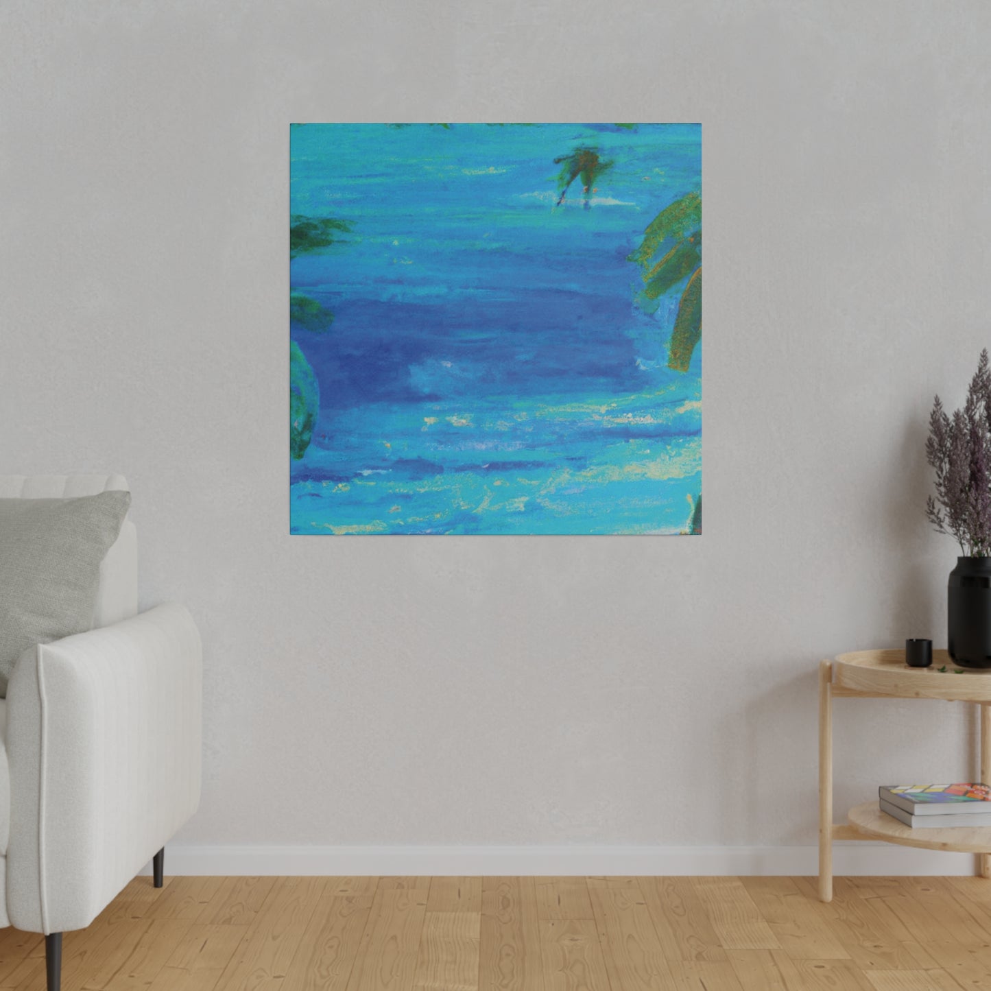 5105Q - Bahamas Ocean Painting Print | Bahamas | Ocean | Beach | Poster | Home Decor | Wall Art | Canvas