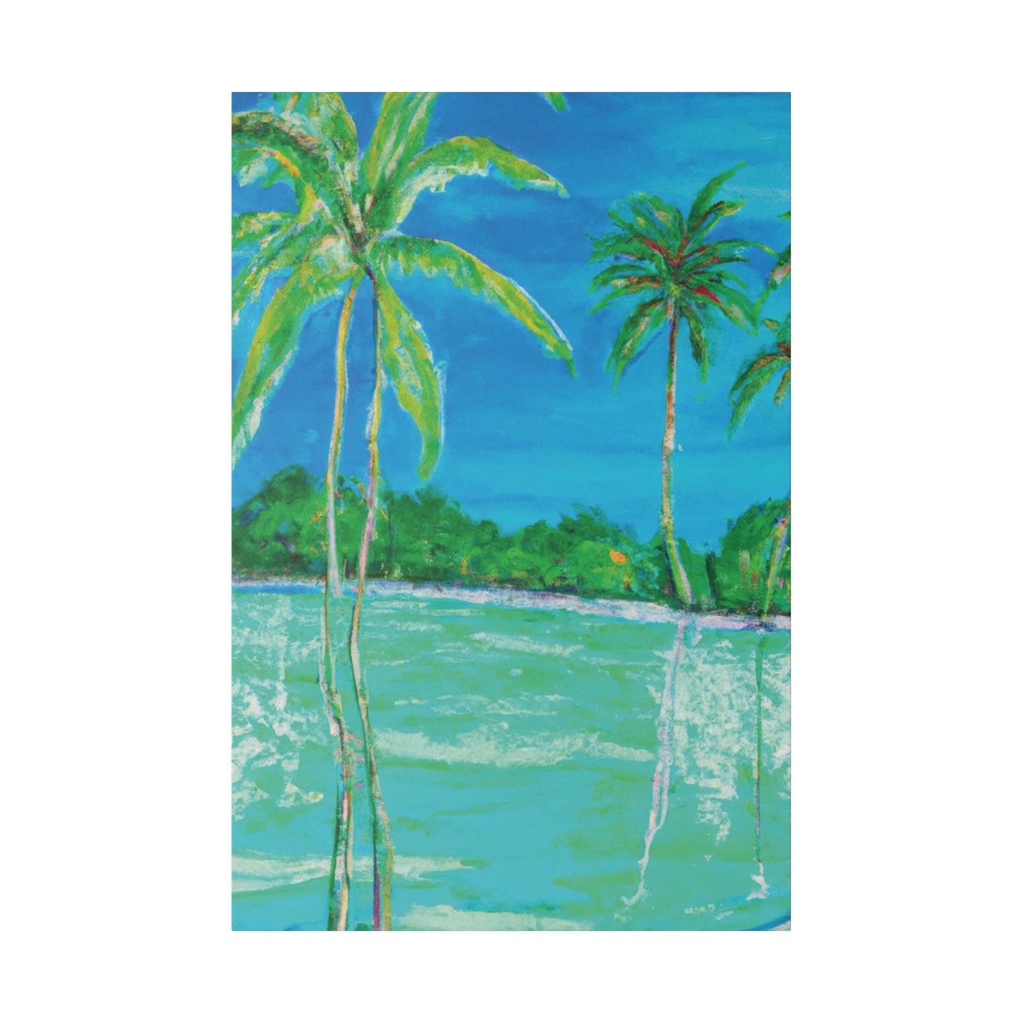 5185A - Bahamas Ocean Painting Print | Bahamas | Ocean | Beach | Poster | Home Decor | Wall Art | Canvas