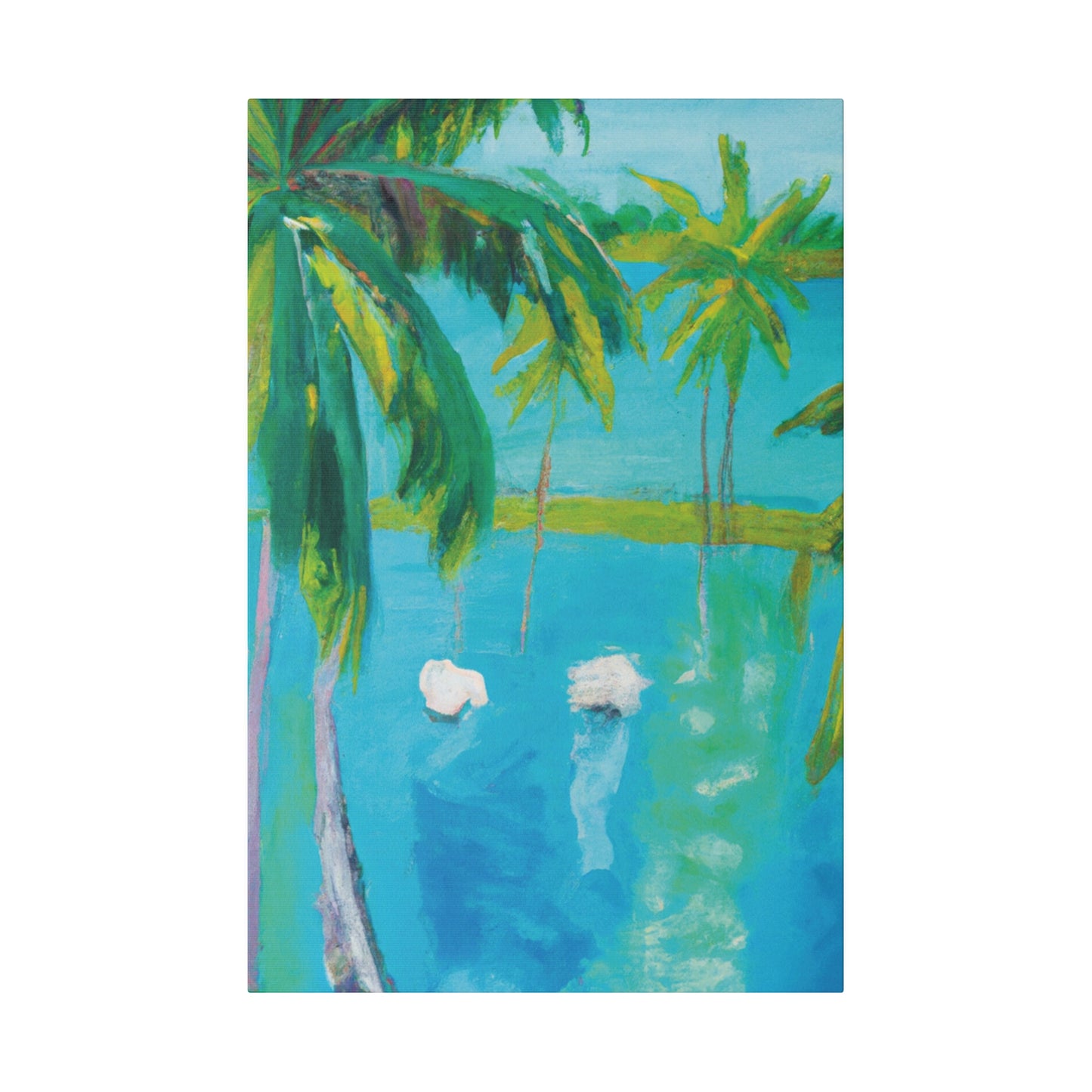 5643X - Bahamas Ocean Painting Print | Bahamas | Ocean | Beach | Poster | Home Decor | Wall Art | Canvas