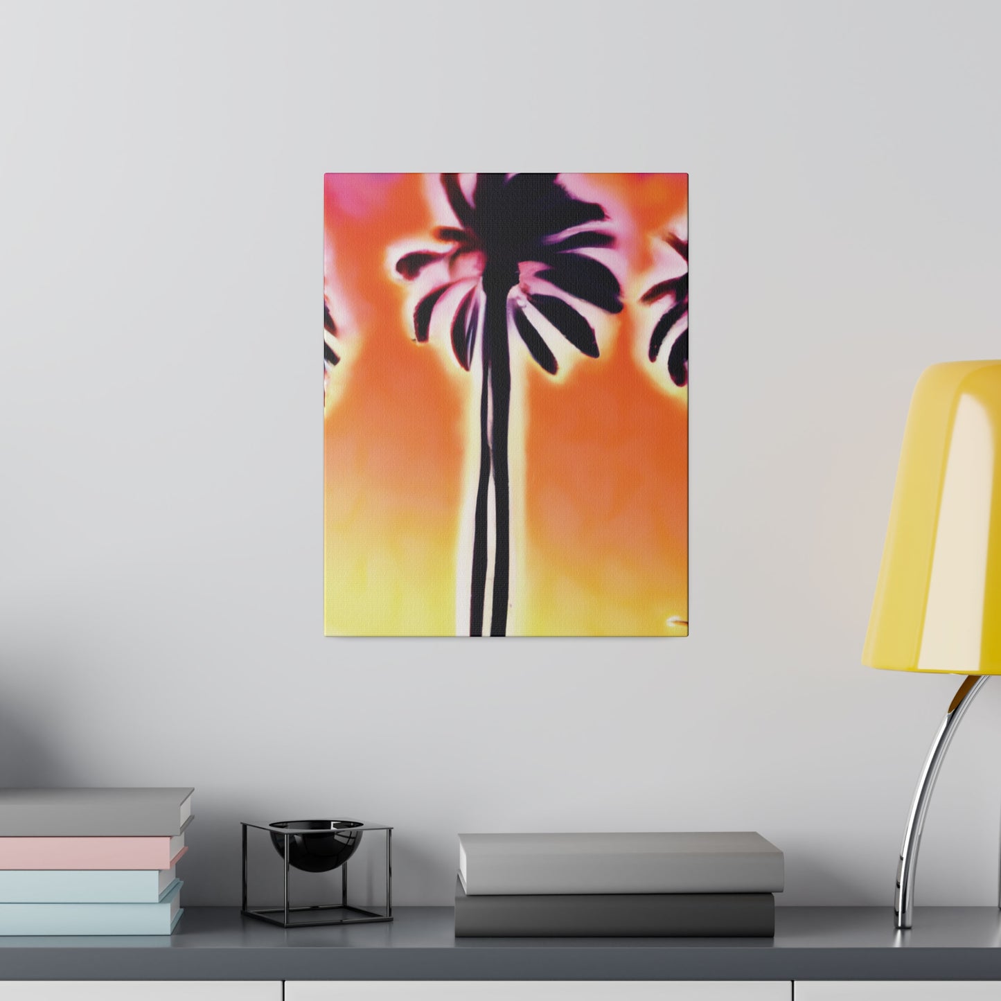 3814X - Miami Beach Sunset Painting Print | Miami | Beach | Sunset | Poster | Home Decor | Wall Art | Canvas