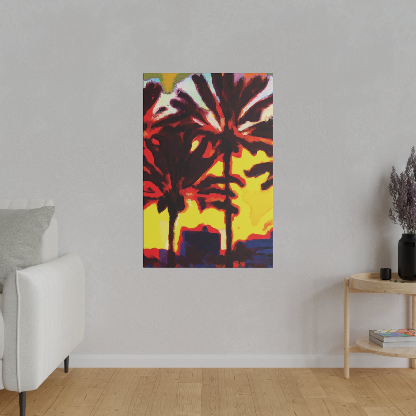 3133X - Miami Beach Sunset Painting Print | Miami | Beach | Sunset | Poster | Home Decor | Wall Art | Canvas