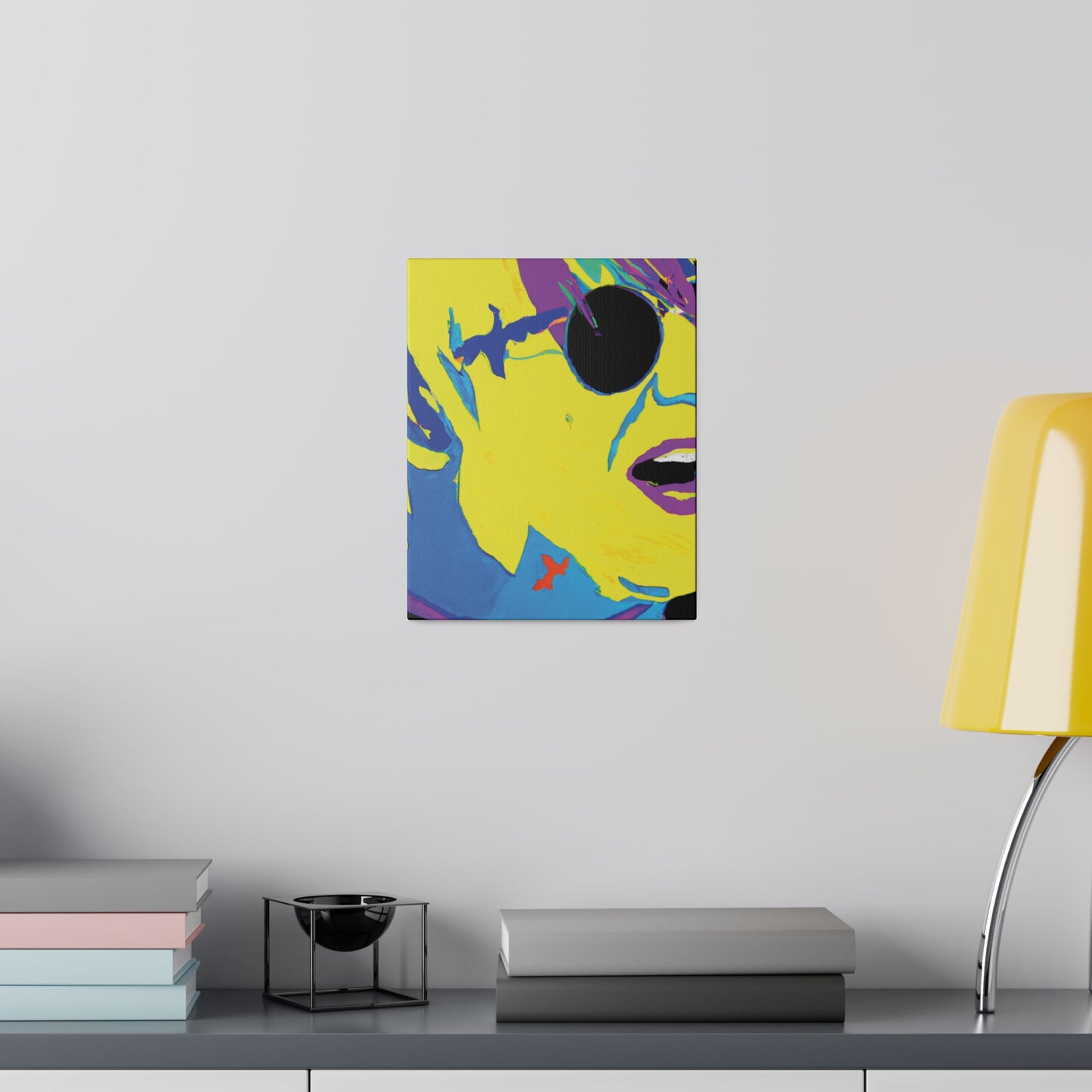 8129K - Rockstar Painting Print | Face | Abstract | Poster | Home Decor | Wall Art | Music Art | Canvas