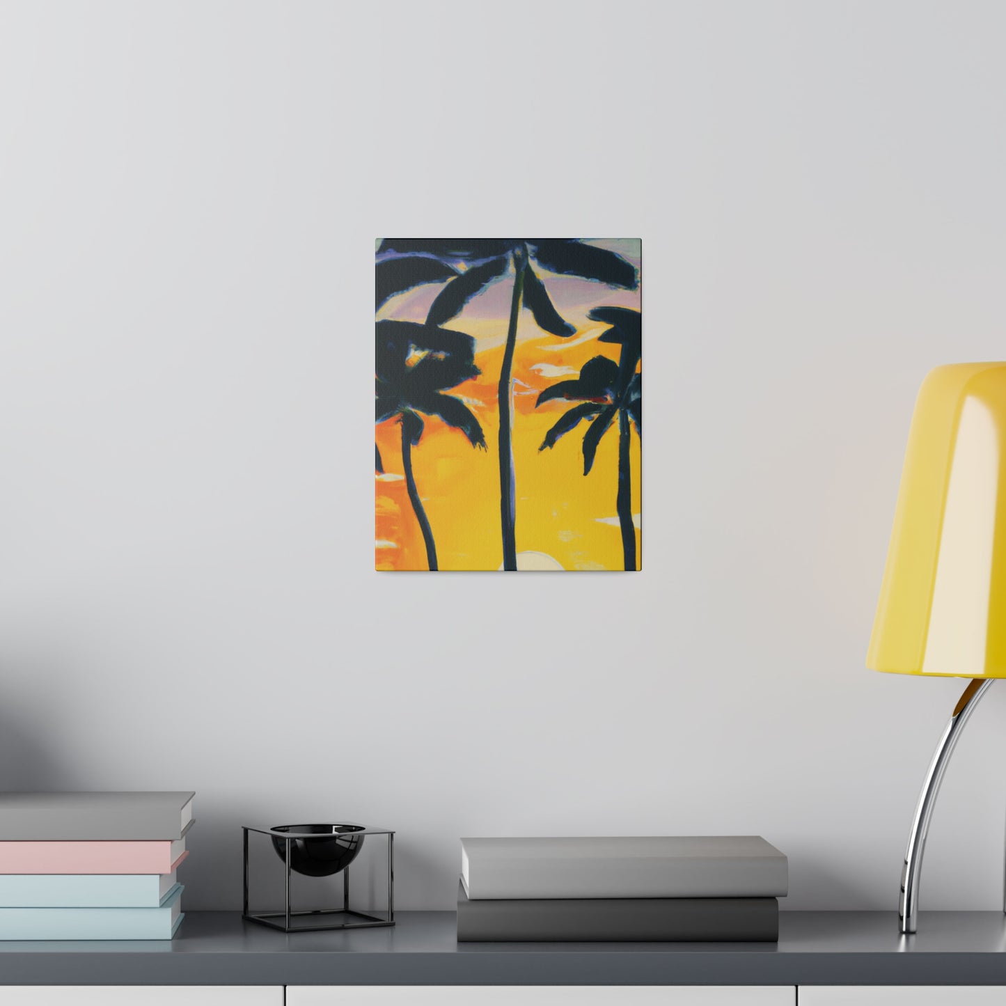 7390N - Miami Beach Sunset Painting Print | Miami | Beach | Sunset | Poster | Home Decor | Wall Art | Canvas