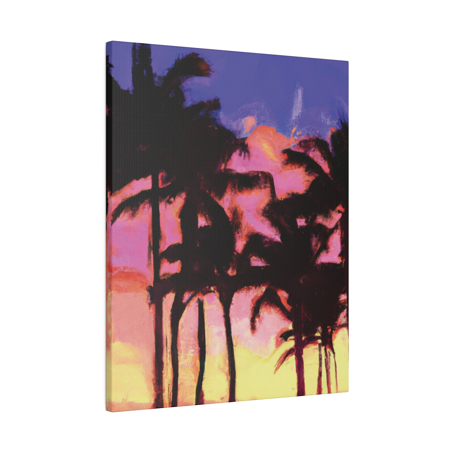 9365H - Miami Beach Sunset Painting Print | Miami | Beach | Sunset | Poster | Home Decor | Wall Art | Canvas