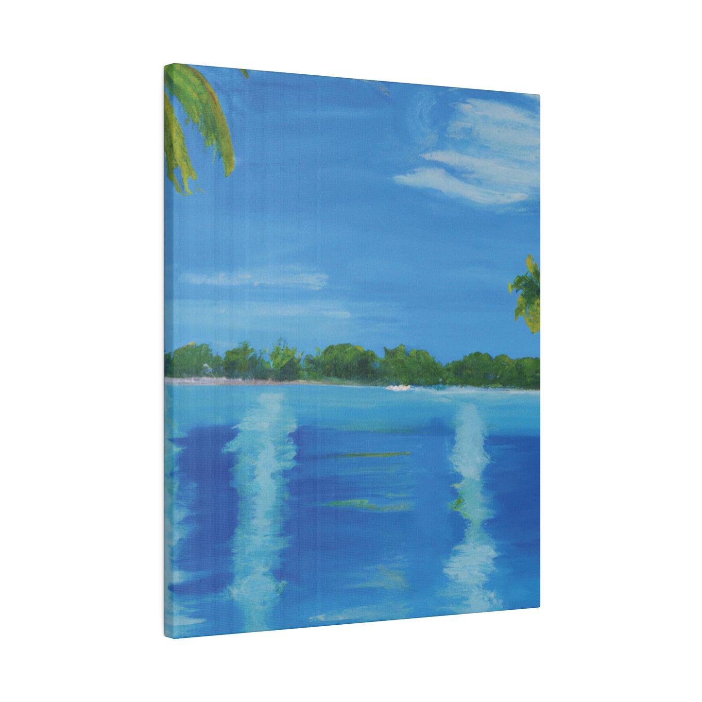 6876O - Bahamas Ocean Painting Print | Bahamas | Ocean | Beach | Poster | Home Decor | Wall Art | Canvas